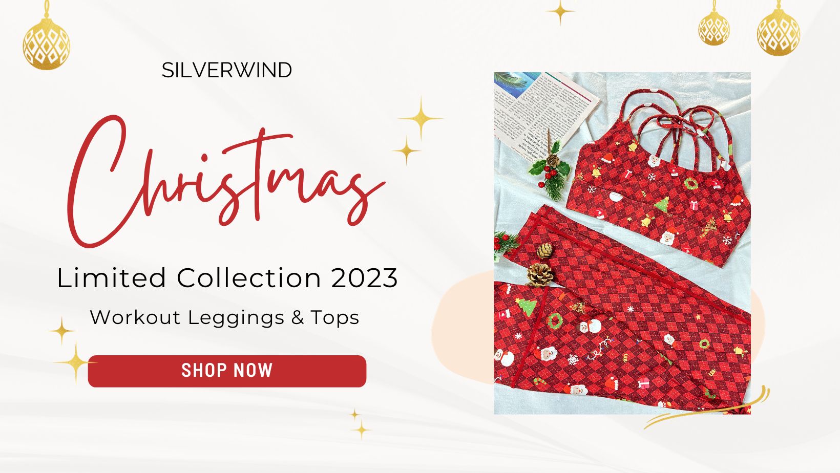 12 Christmas Workout Leggings & Tops Activate Your Christmas Workout C –  SILVERWIND
