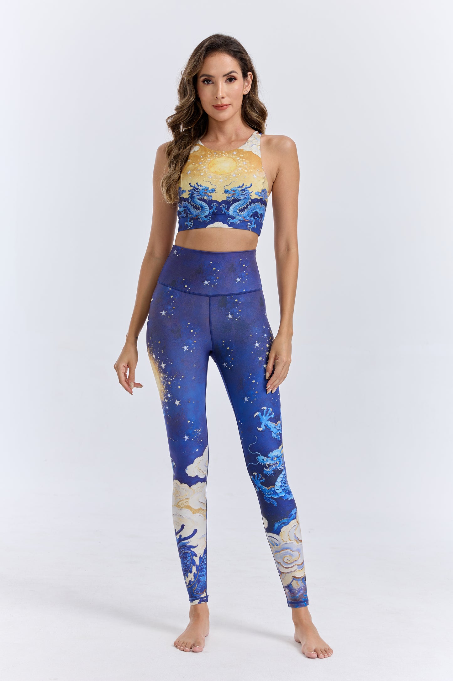 Dragon Tide High-waisted Leggings