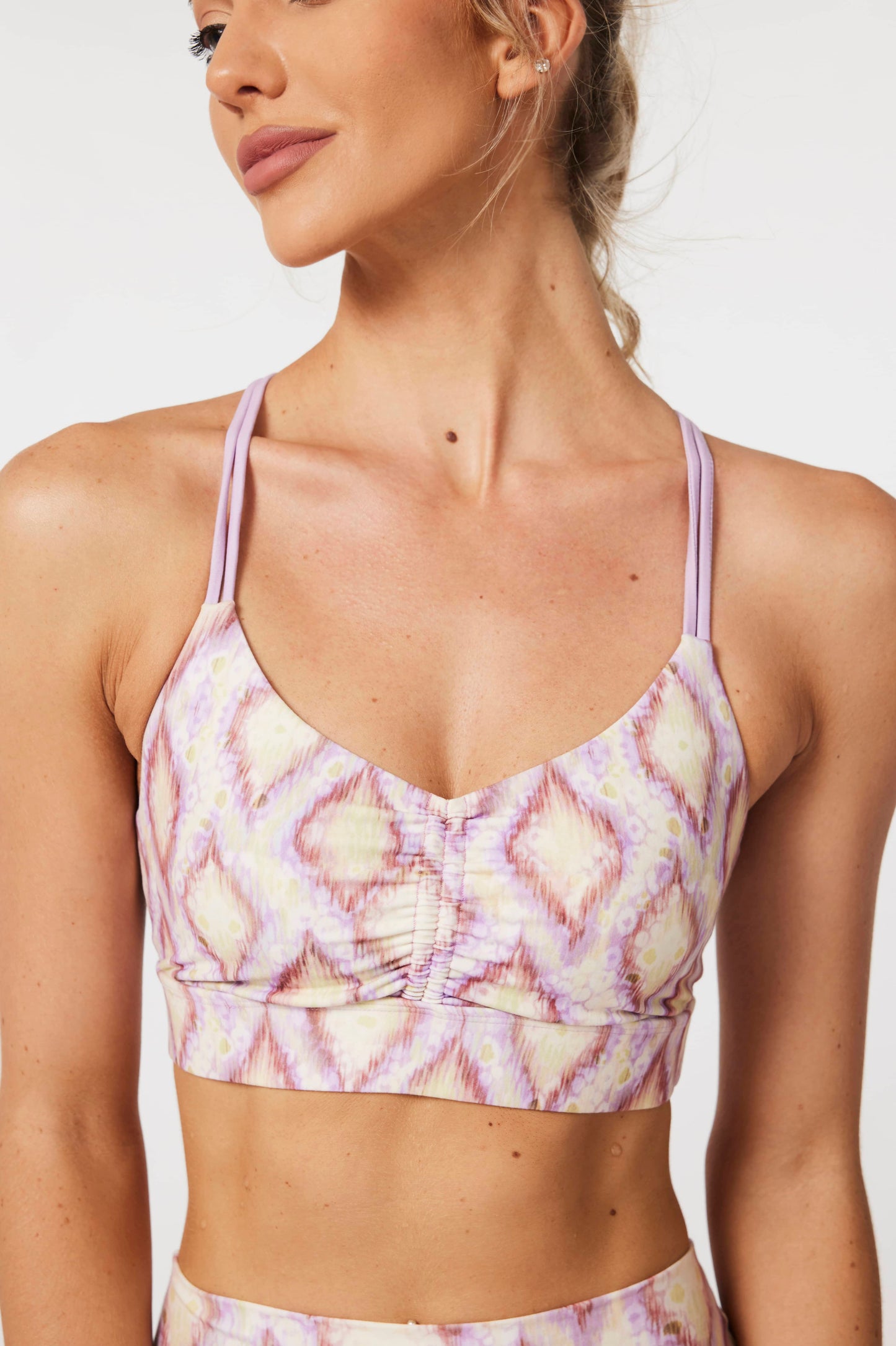 Exotic Weave Back Sports Bra