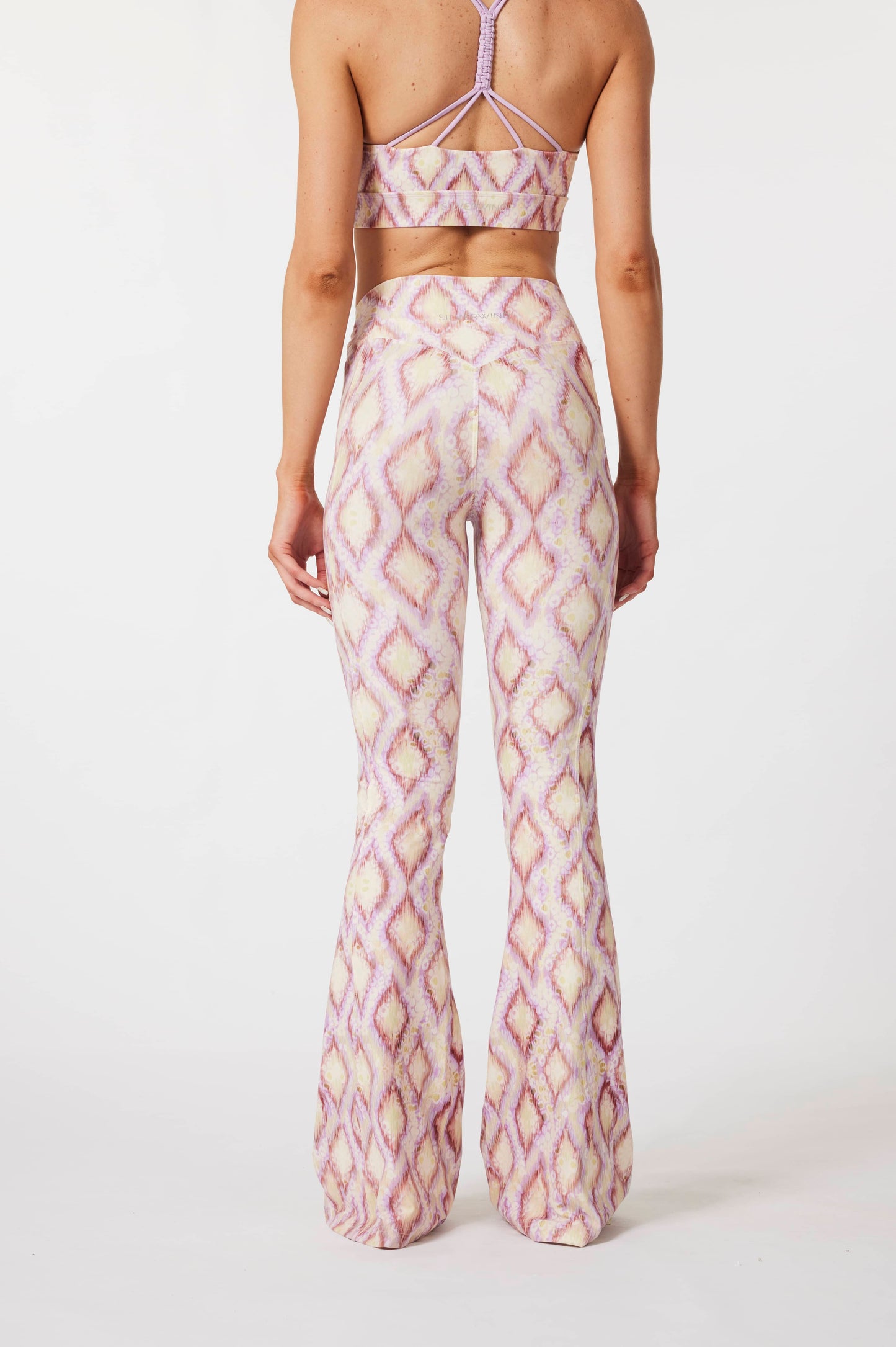 Exotic High-waisted Flare Leggings
