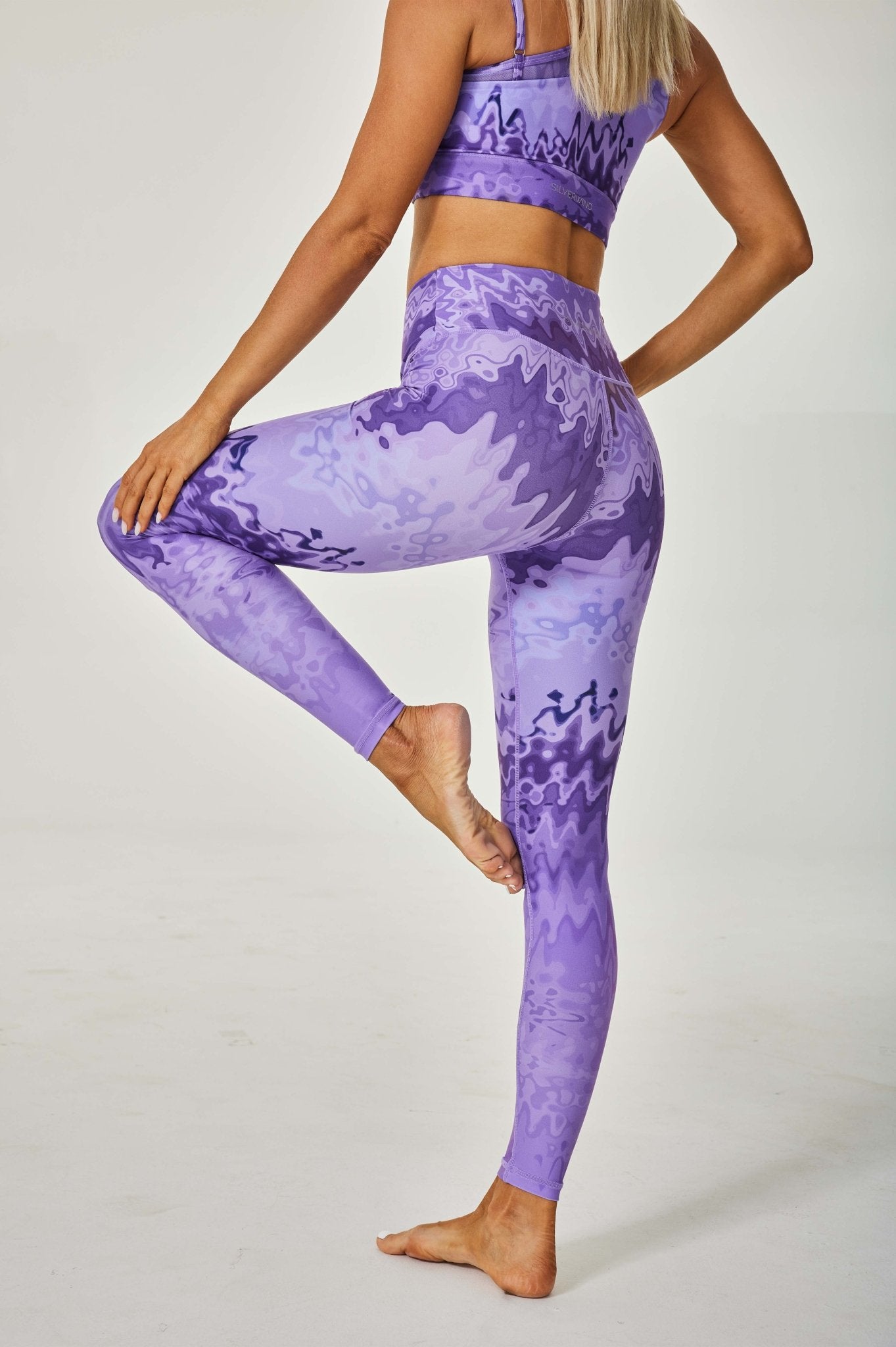 Aqua High - waisted Leggings - MYSILVERWIND