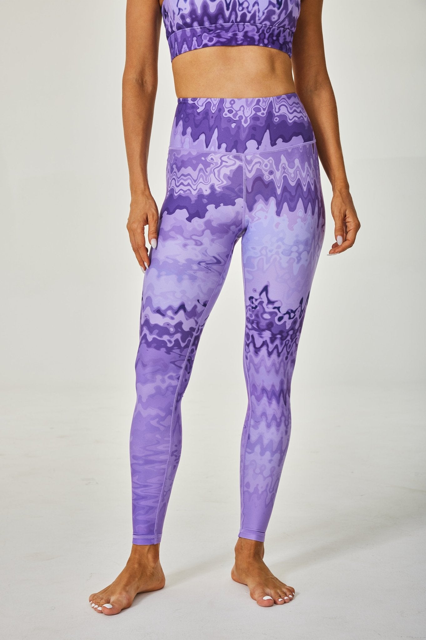 Aqua High - waisted Leggings - MYSILVERWIND