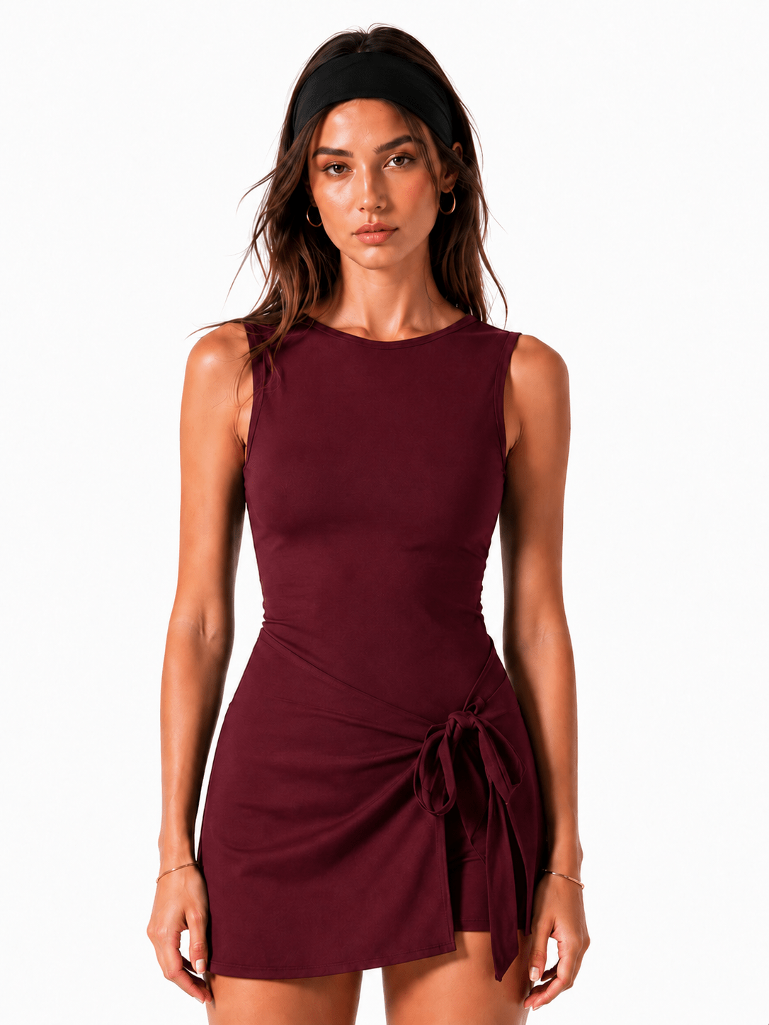 BareFeel Ballet-Inspired Active Dress – Red XL / Red / Solid color