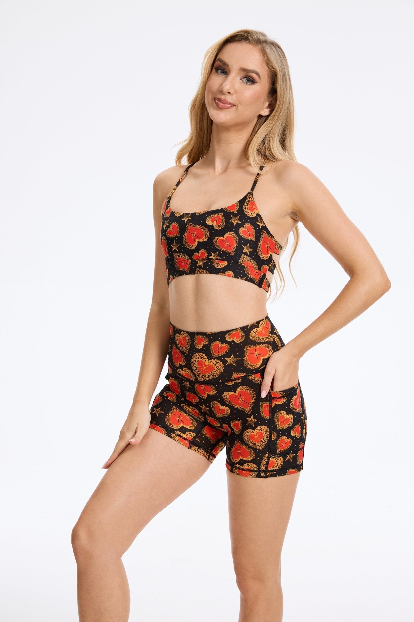 Chrome Hearts High - Waisted Shorts With Pockets - MYSILVERWIND