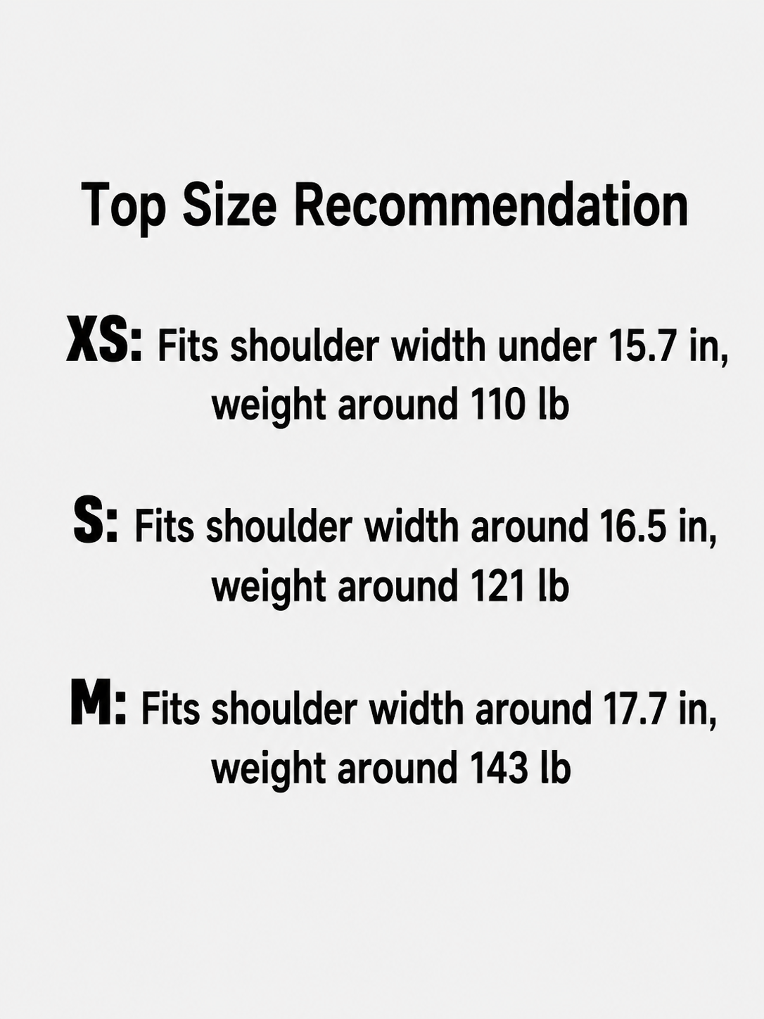 SculptMuse High-Support Strappy Sports Bra size chart SILVERWIND