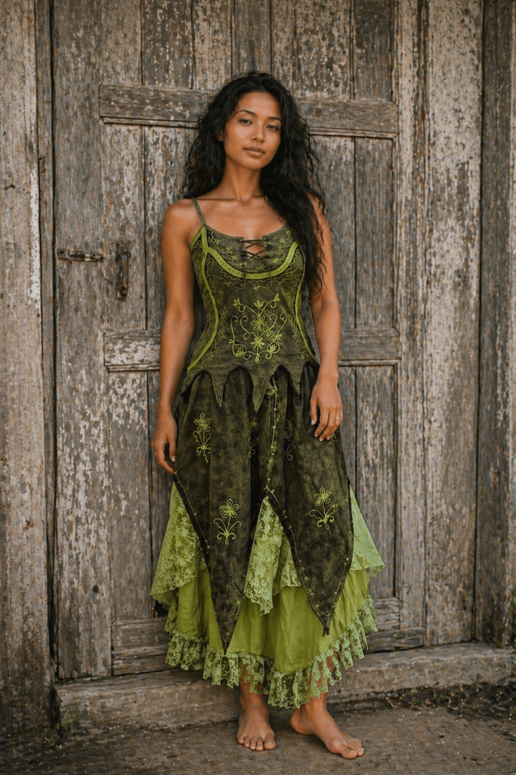 bohemian fairy dress Handmade Mosslight Sedona Ruched Drop-Waist Halter pink color maxi dress style improved Hanfu for Shoe Size (EU):11.5