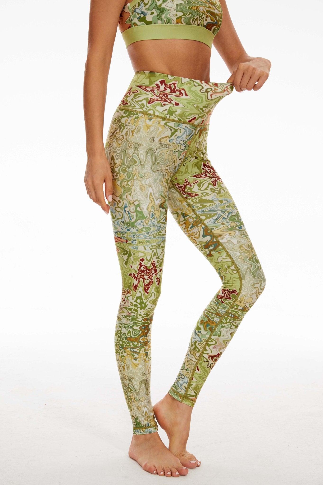 Illusion High - waisted Leggings - Camo - MYSILVERWIND