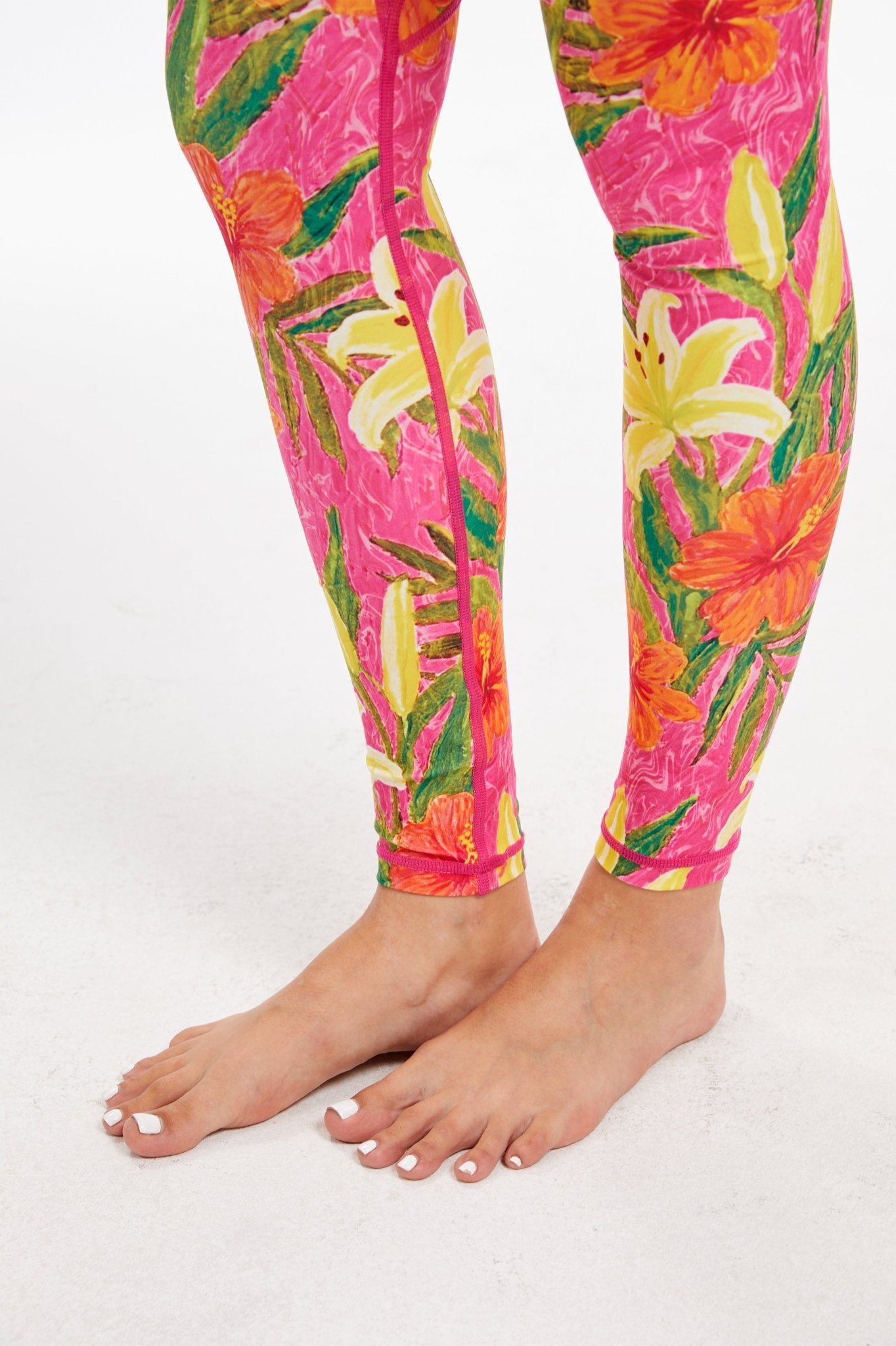 Lily High - Waisted Leggings With Pockets - MYSILVERWIND