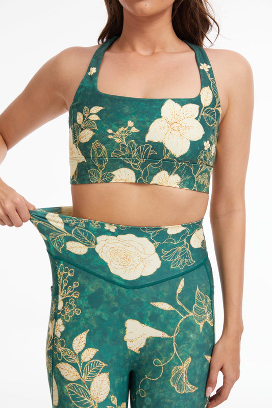 Living Green High - waisted Leggings With Pockets - MYSILVERWIND