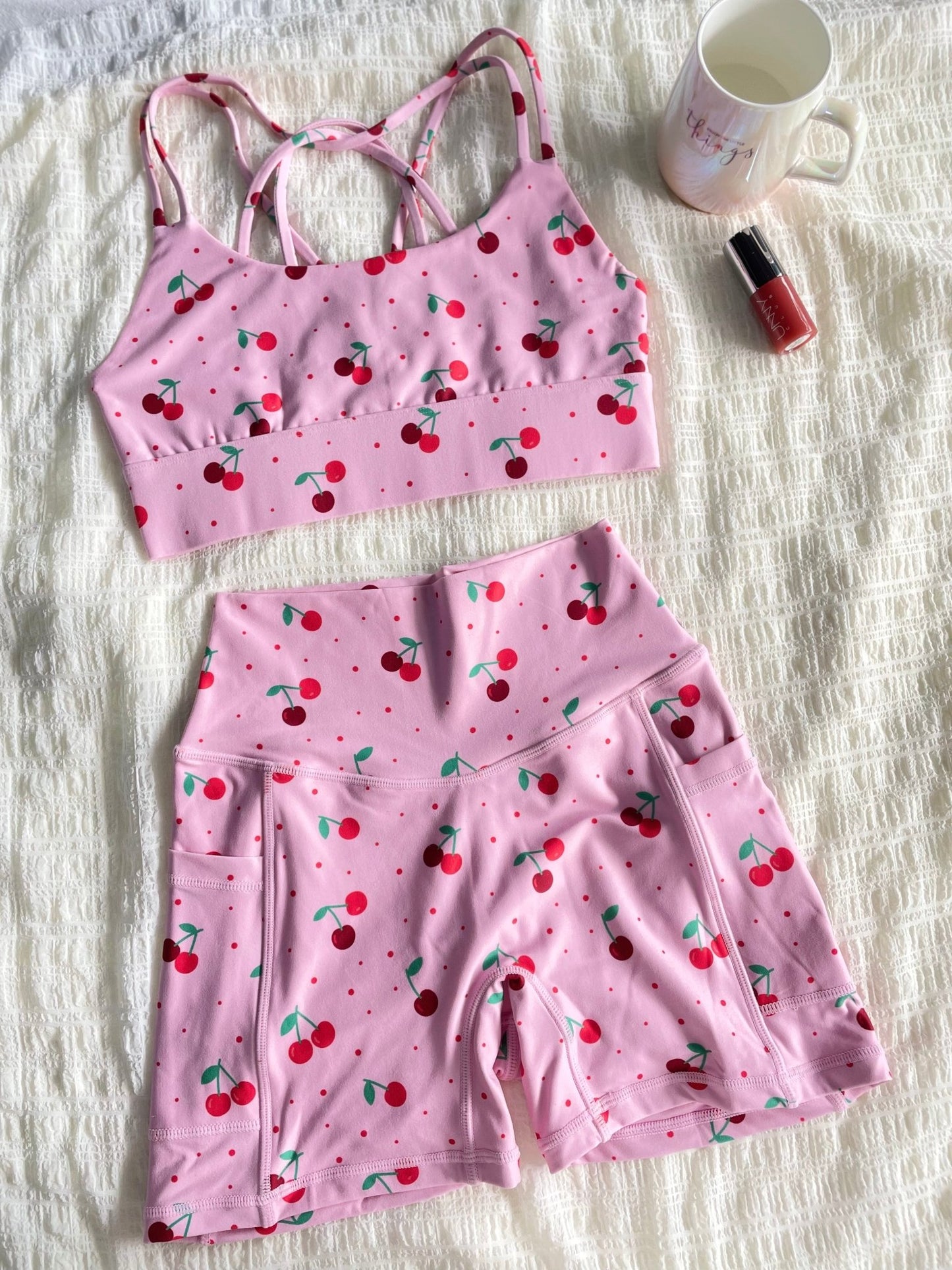 Pink cherry Limited Workout Set - MYSILVERWIND
