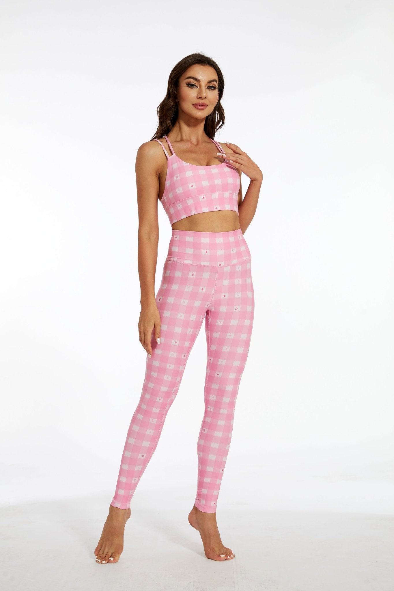 Pink Stars Strappy Bra - MYSILVERWIND