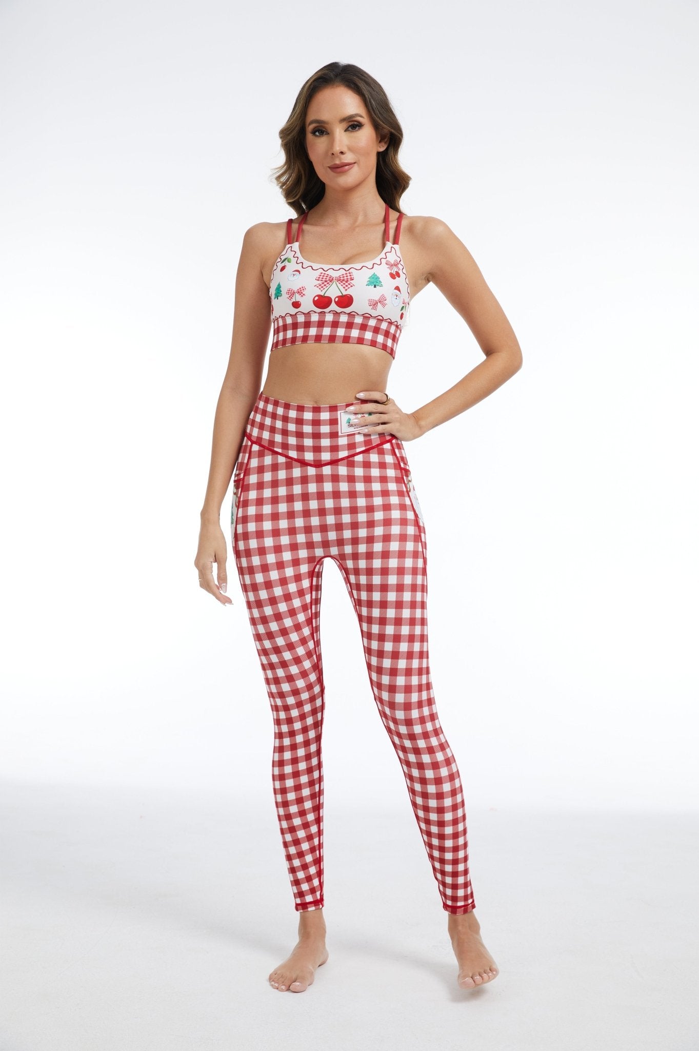 *Pre - Order* Berry Merry Strappy Sports Bra - MYSILVERWIND