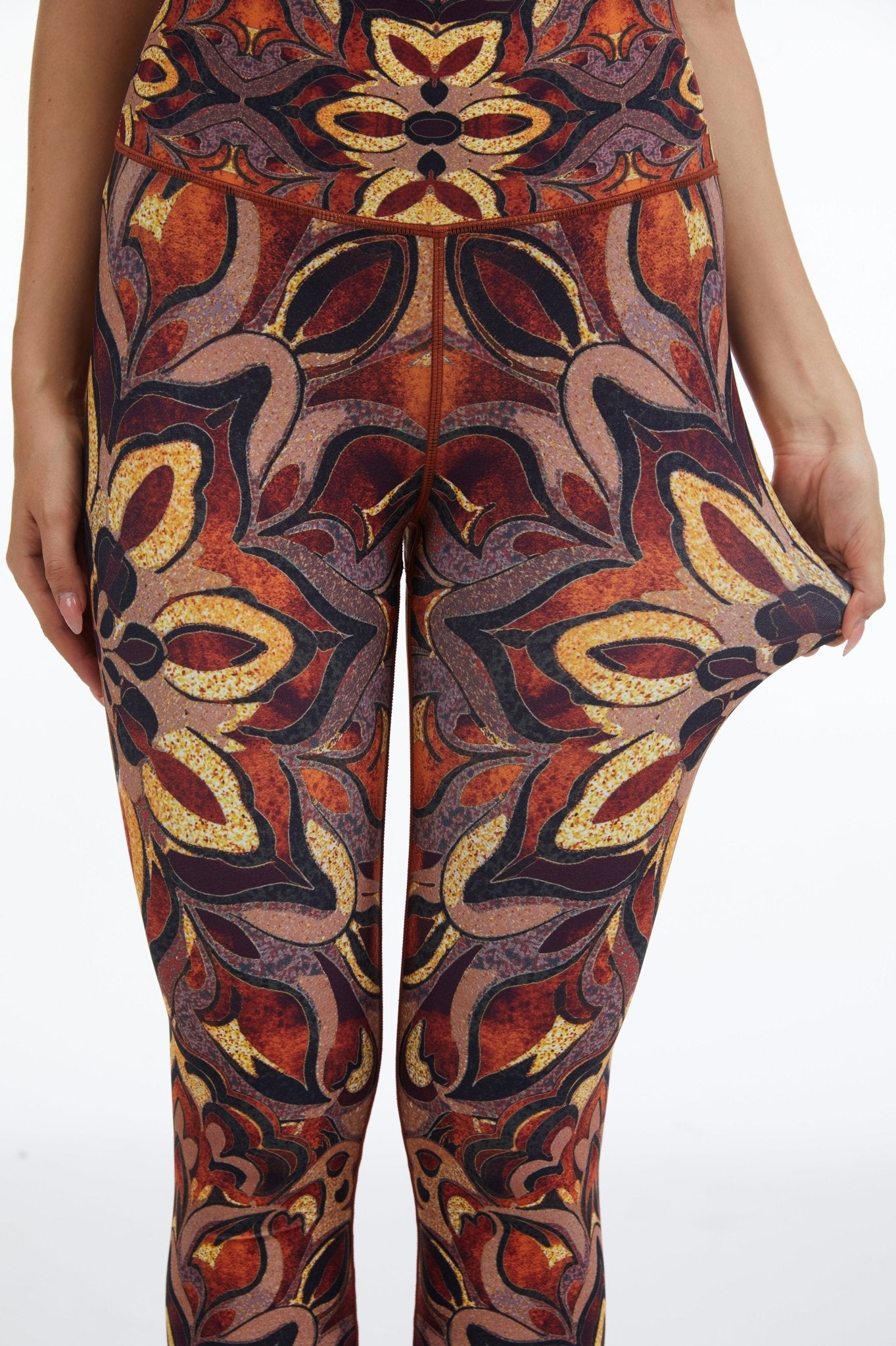 *Pre - Order* Glow Mandala High - Waisted Leggings - MYSILVERWIND