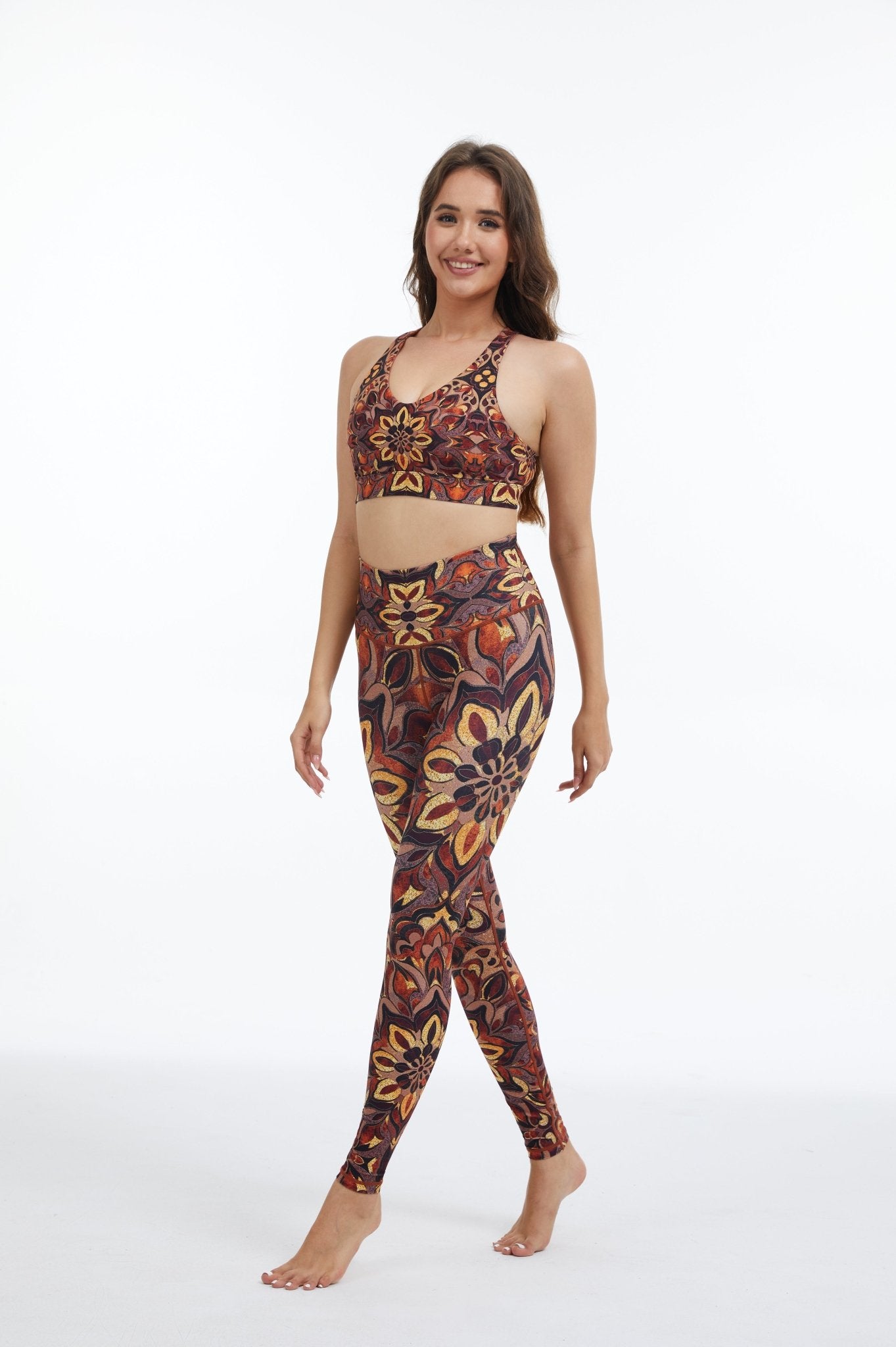 *Pre - Order* Glow Mandala High - Waisted Leggings - MYSILVERWIND