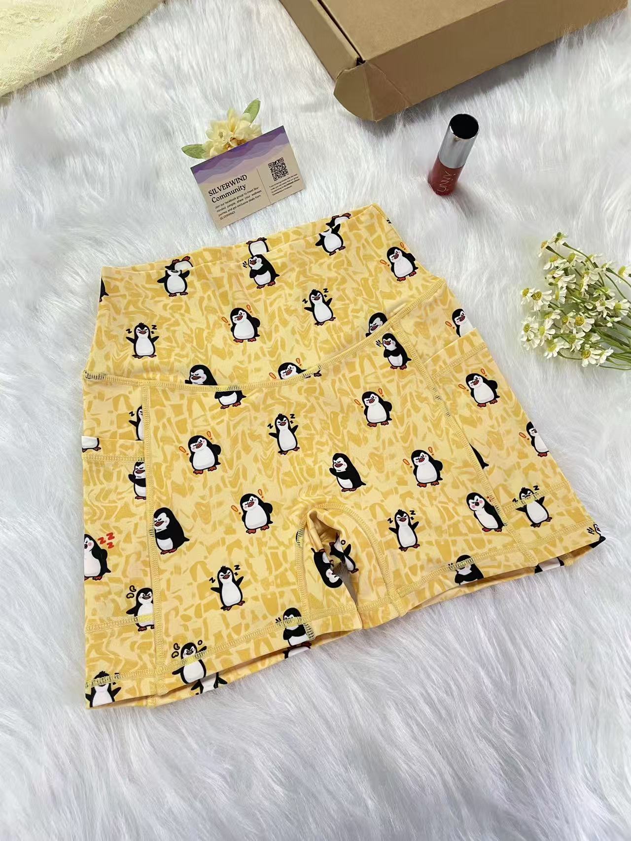 *Pre - Order* Happy Penguins Limited Workout Set - Yellow - MYSILVERWIND