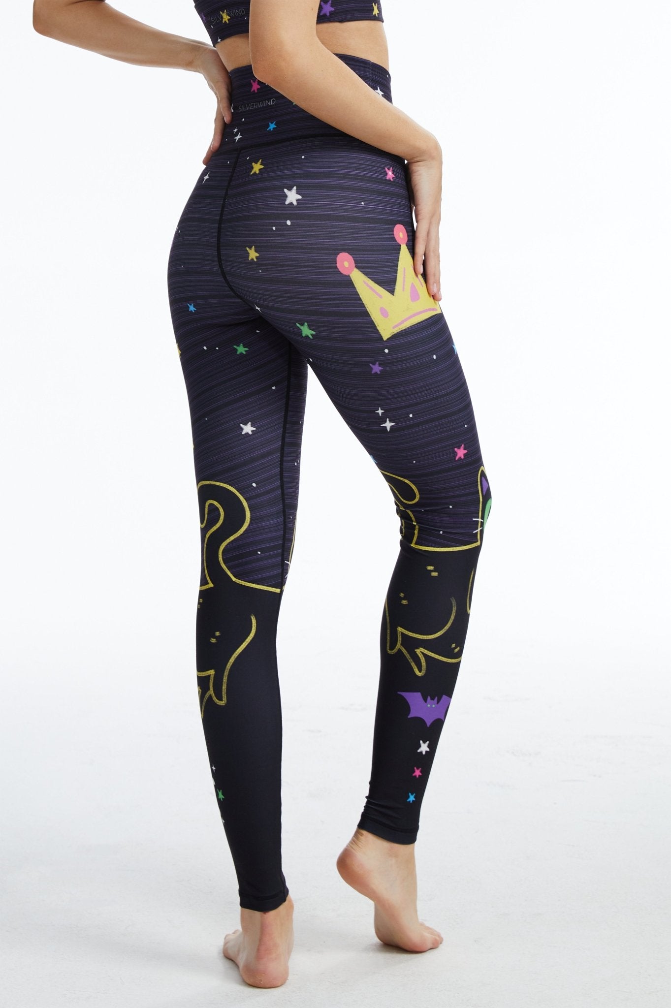 *Pre - Order* Magical Cats High - waisted Leggings - MYSILVERWIND