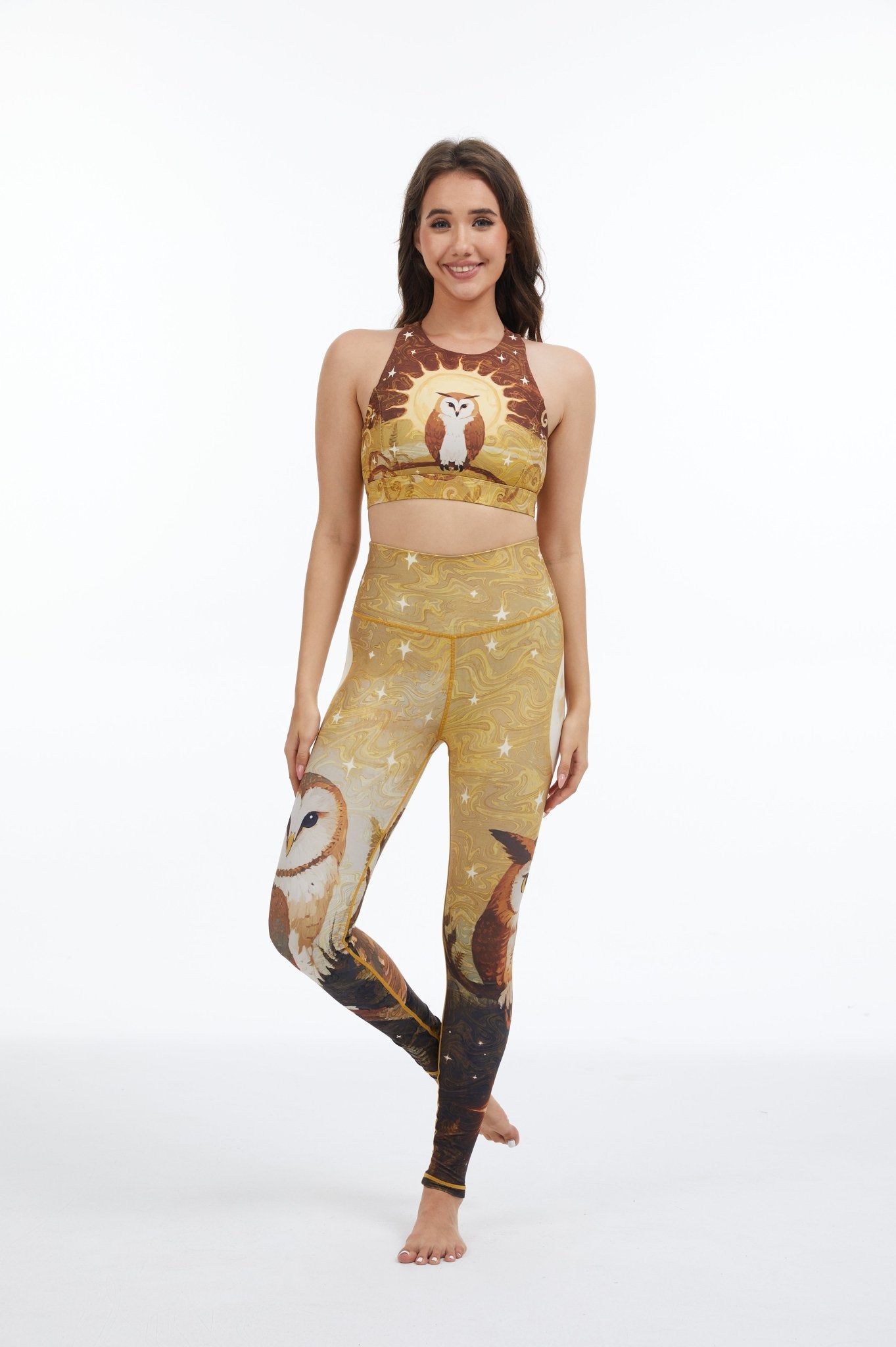 *Pre - Order* Moon Owl Criss Cross Tank Top Bra - MYSILVERWIND