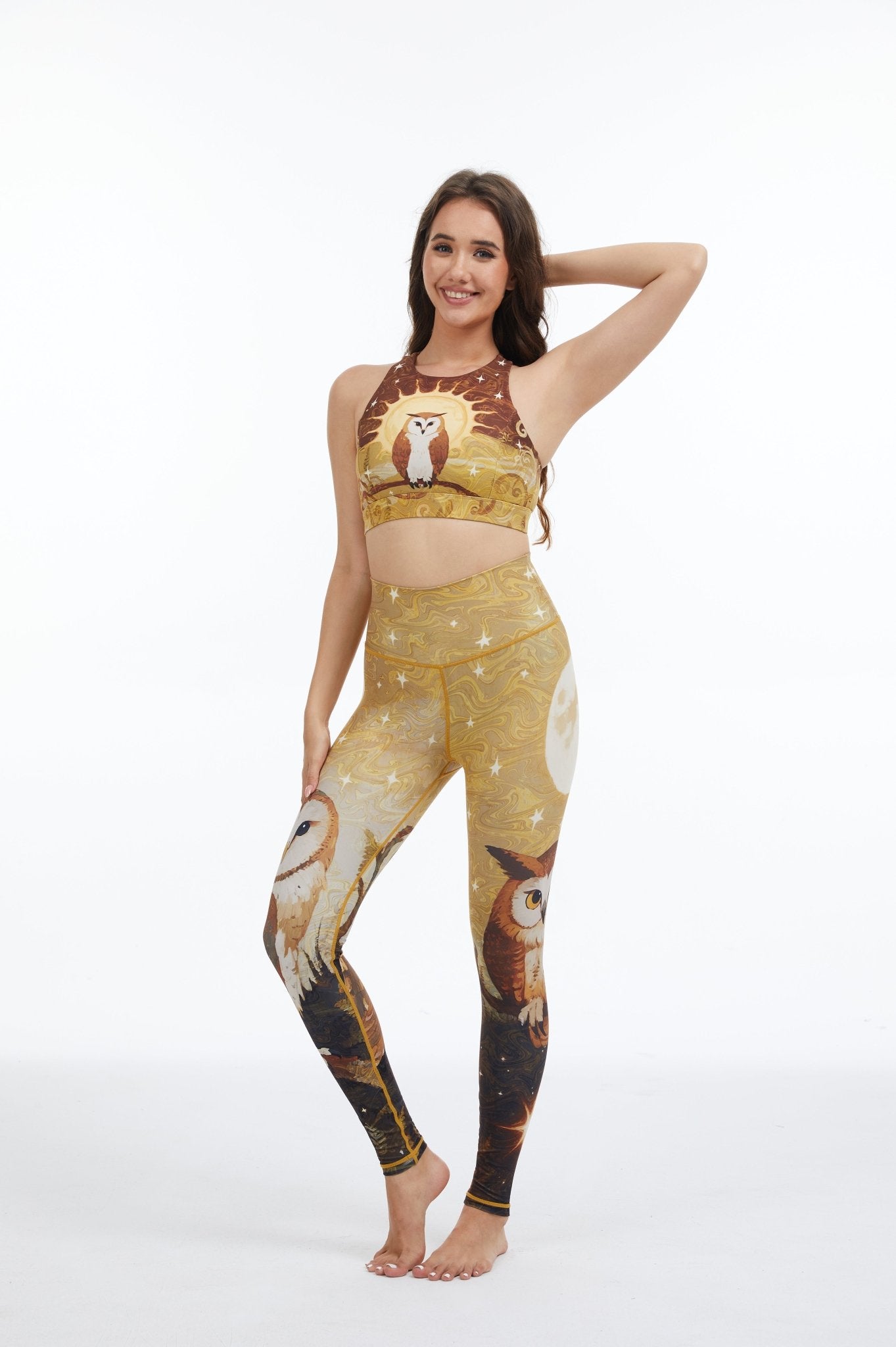 *Pre - Order* Moon Owl Criss Cross Tank Top Bra - MYSILVERWIND