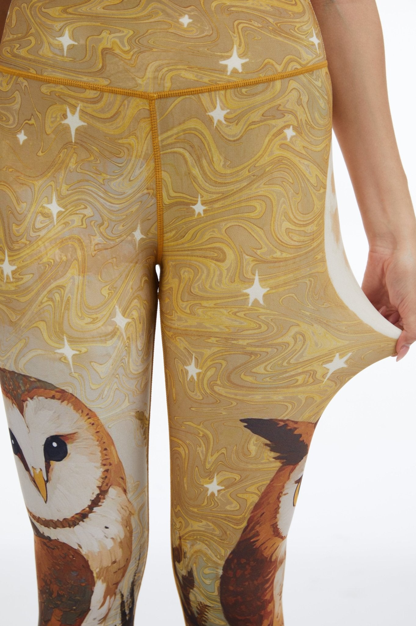 *Pre - Order* Moon Owl High - Waisted Leggings - MYSILVERWIND