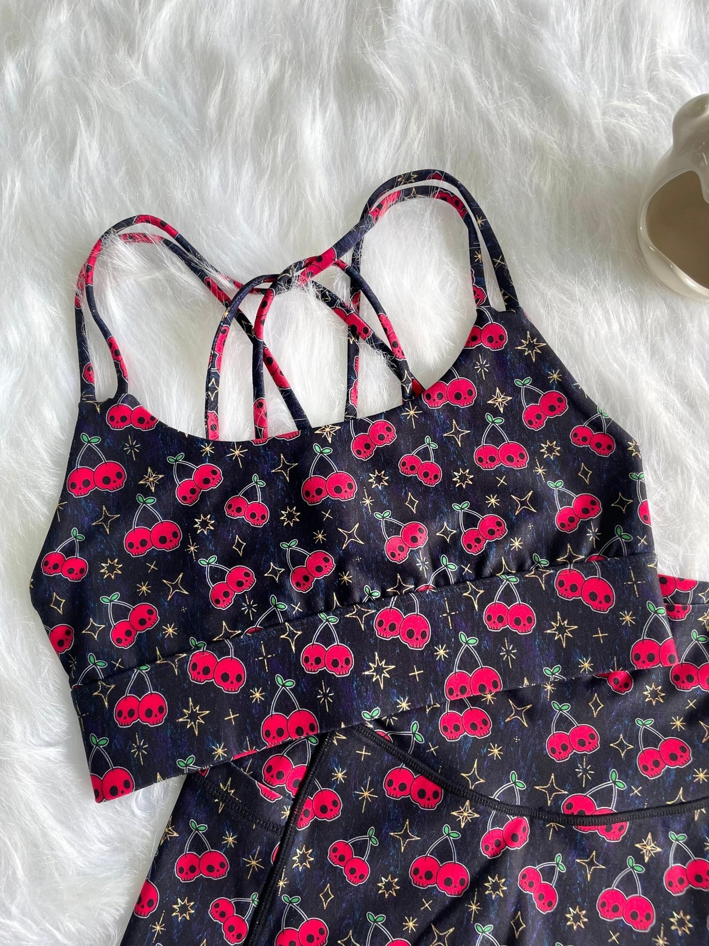 *Pre - Order* Spooky Cherry Limited Workout Set - MYSILVERWIND