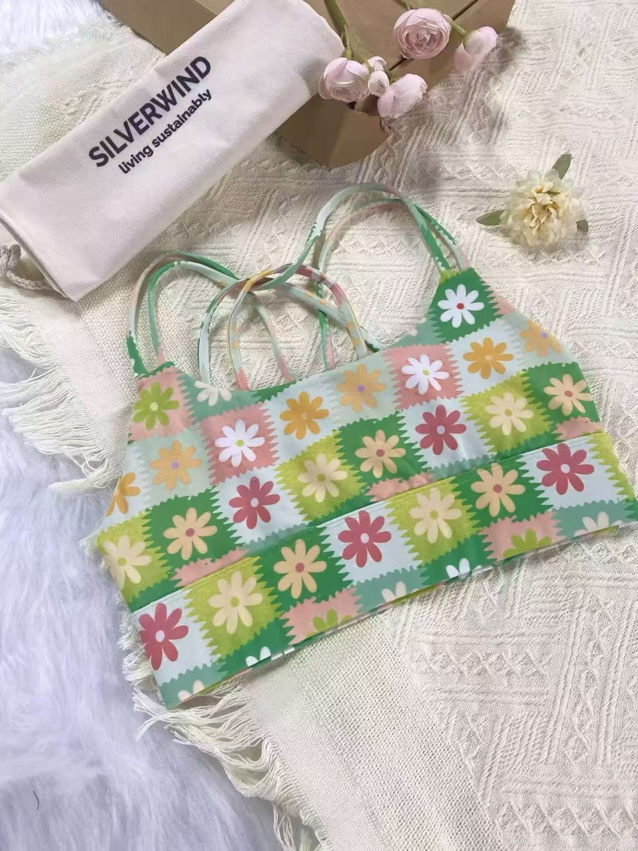 *Pre - Order* Spring Patch Limited Workout Set - Green - MYSILVERWIND