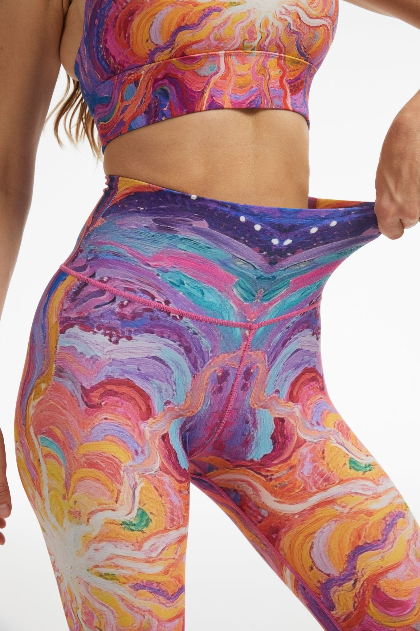 *Pre - Order* Stellar Ripple High - Waisted Leggings - MYSILVERWIND