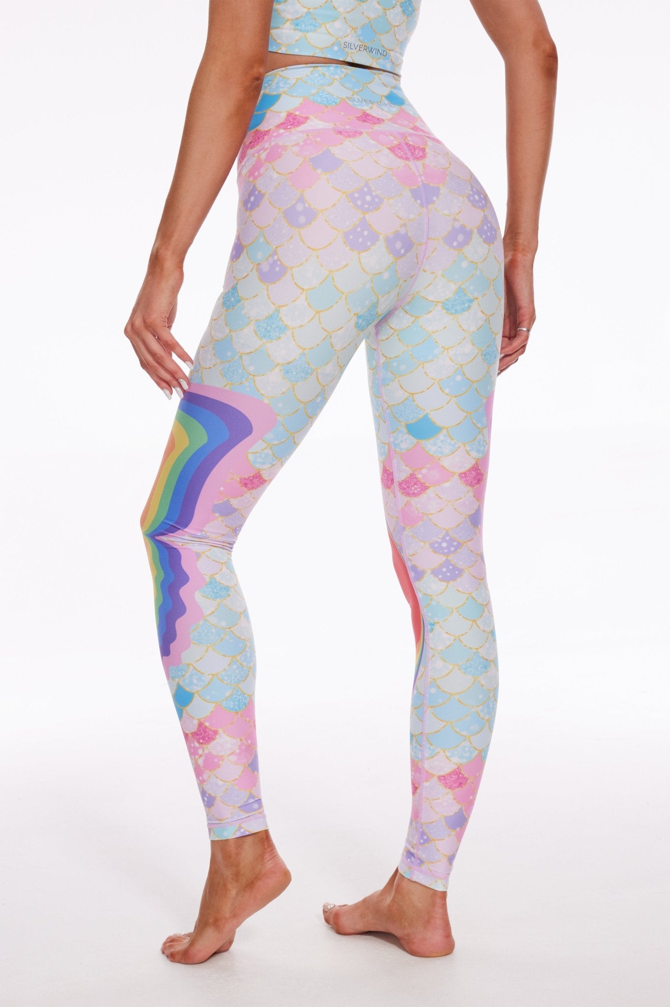 Pride Butterfly Wings Mermaid High - waisted Leggings - MYSILVERWIND
