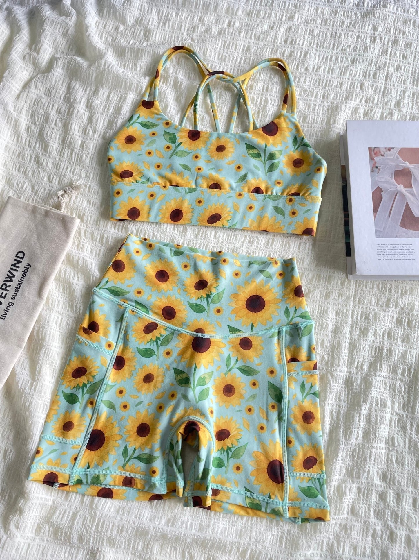 Sunflowers Dance Limited Workout Set - MYSILVERWIND