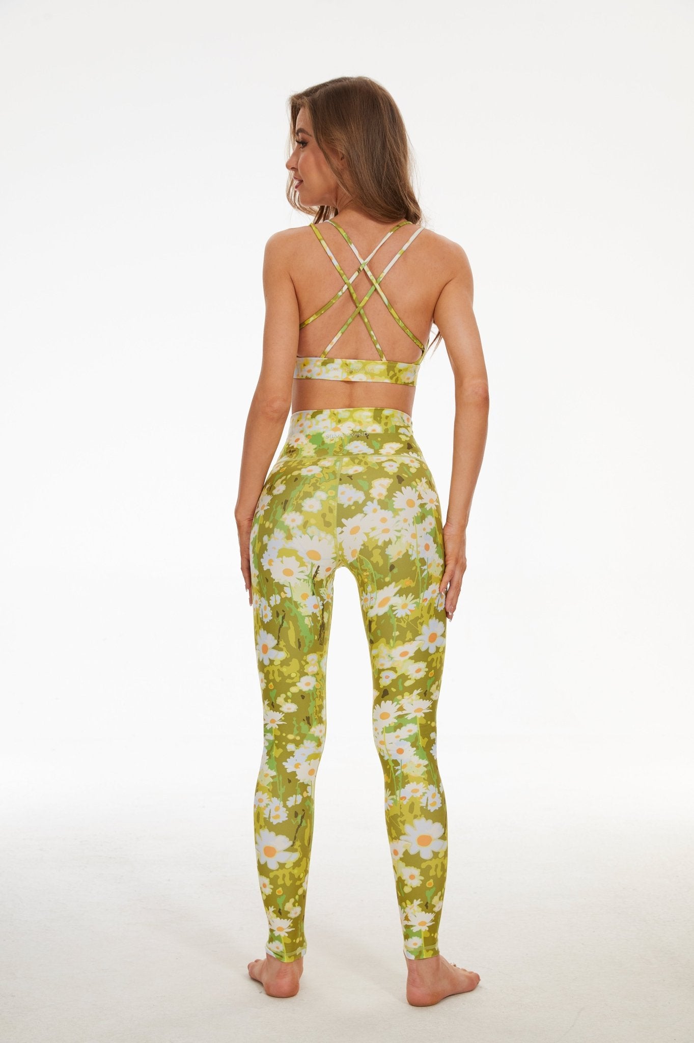 Sunlit Daisies High - waisted Leggings - MYSILVERWIND