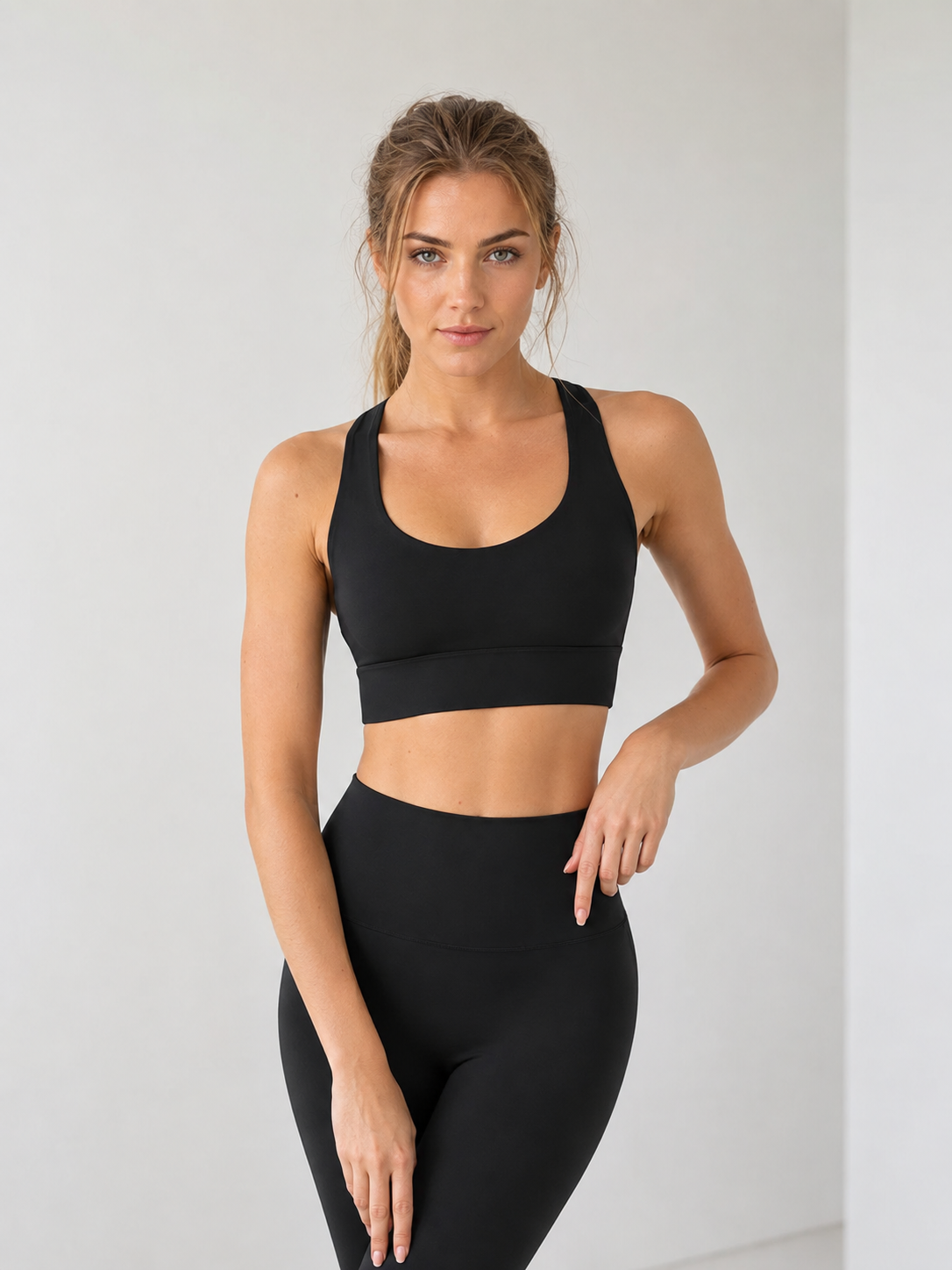 Velora Brushed Bare-Feel Backless Yoga Set SILVERWIND