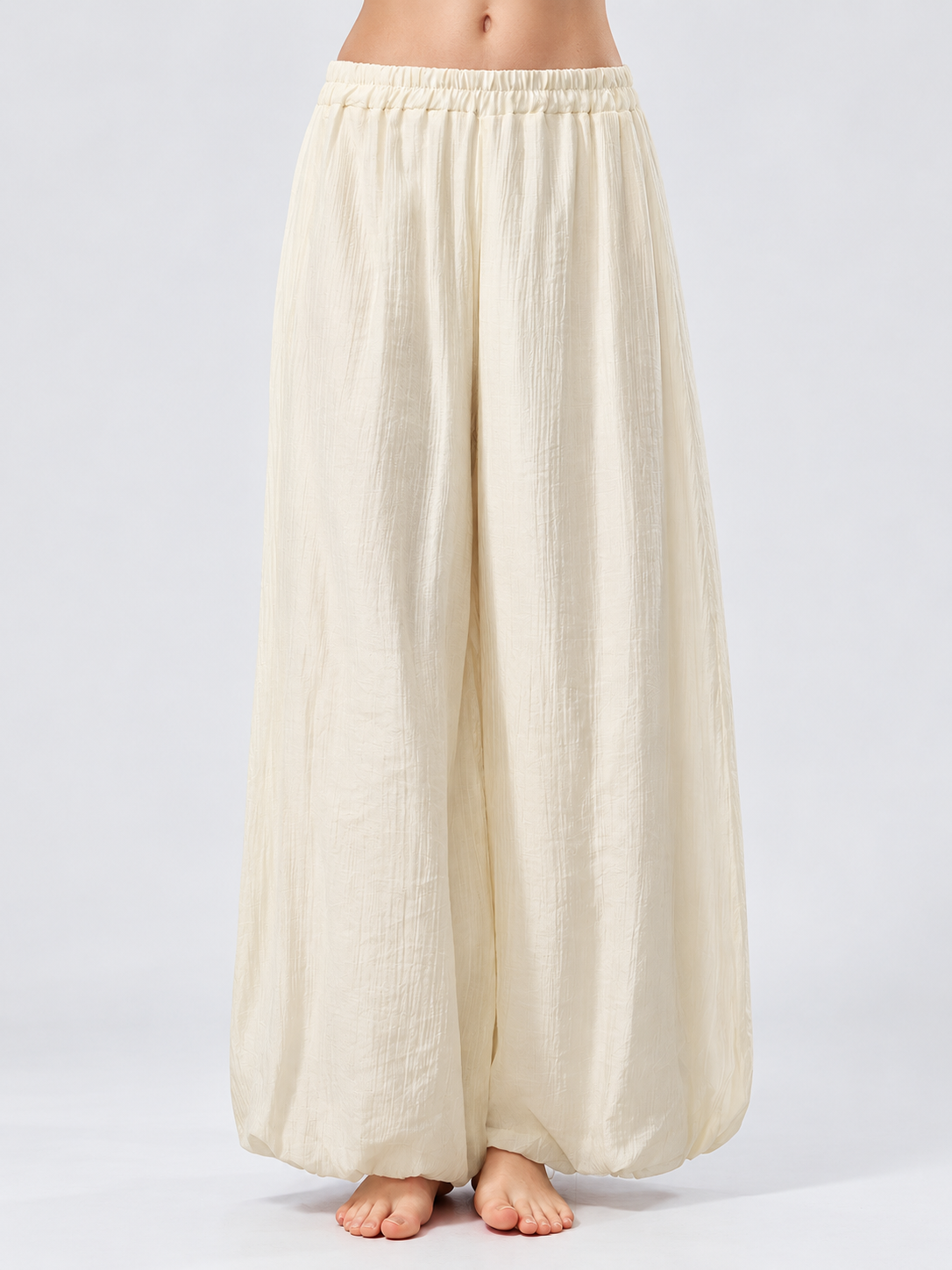 Zenora Relaxed Wide-Leg Yoga Pants SILVERWIND