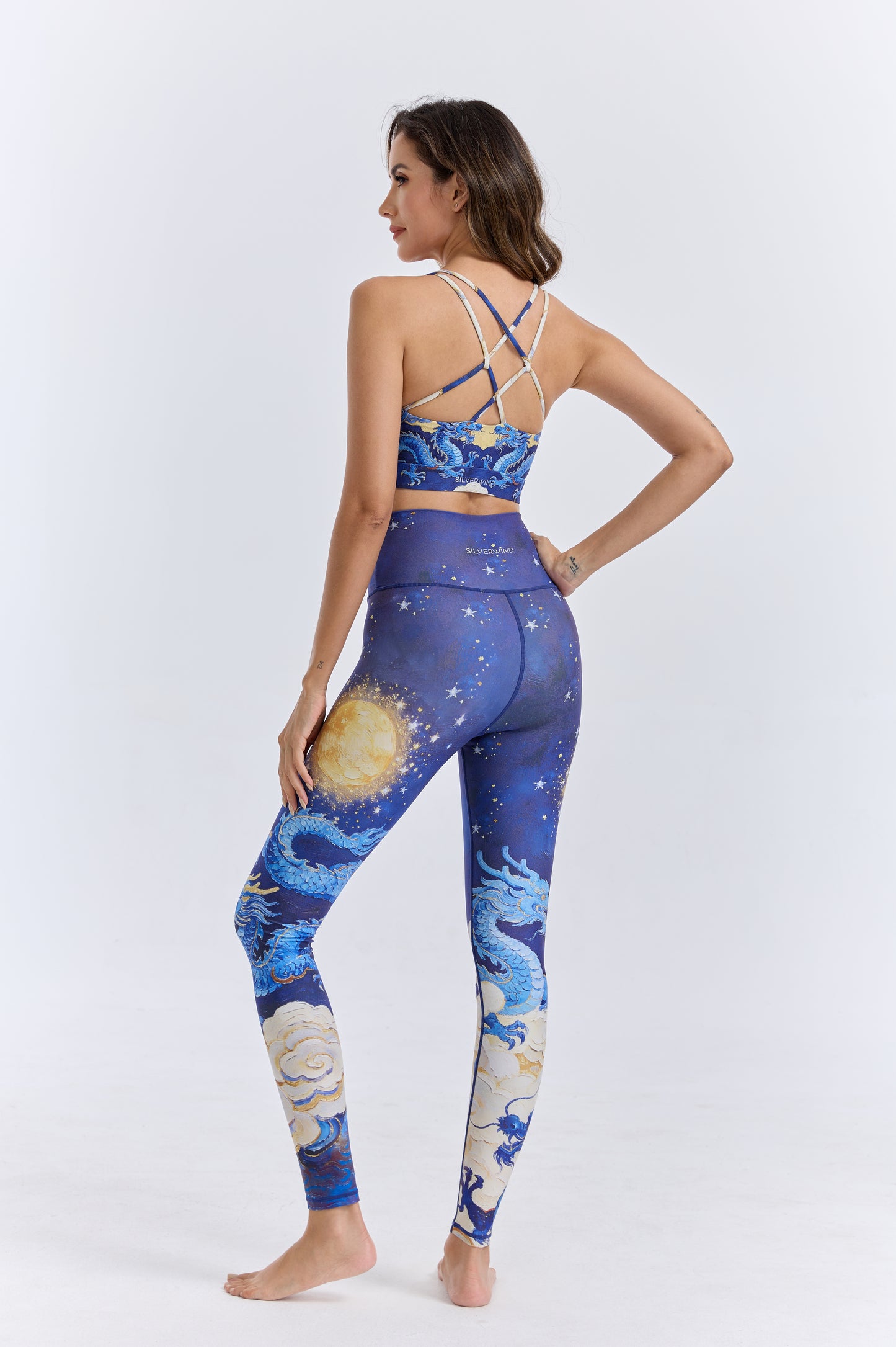 Dragon Tide High-waisted Leggings