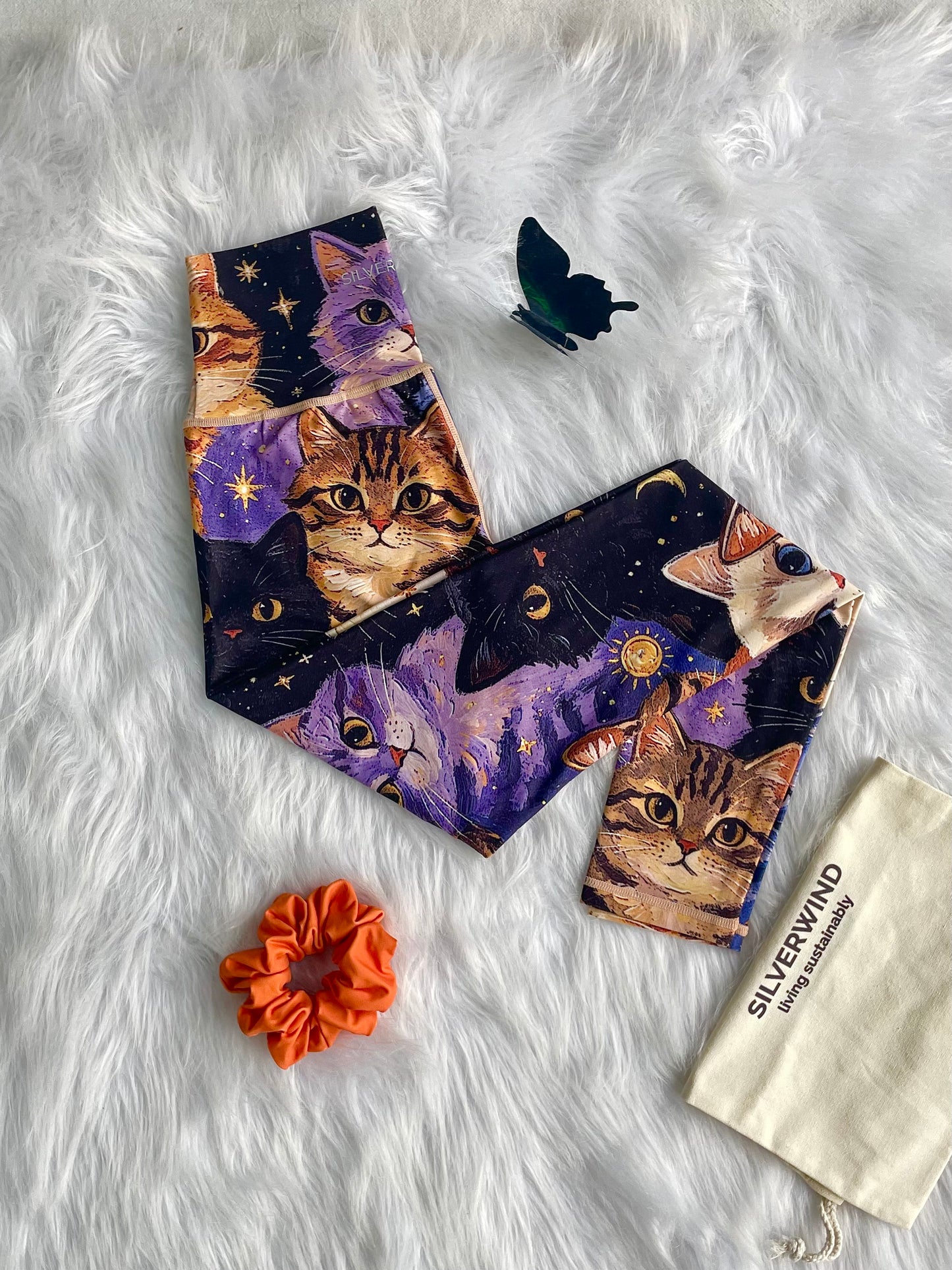 Oil Paint Cats Limited Workout Set-MYSILVERWIND