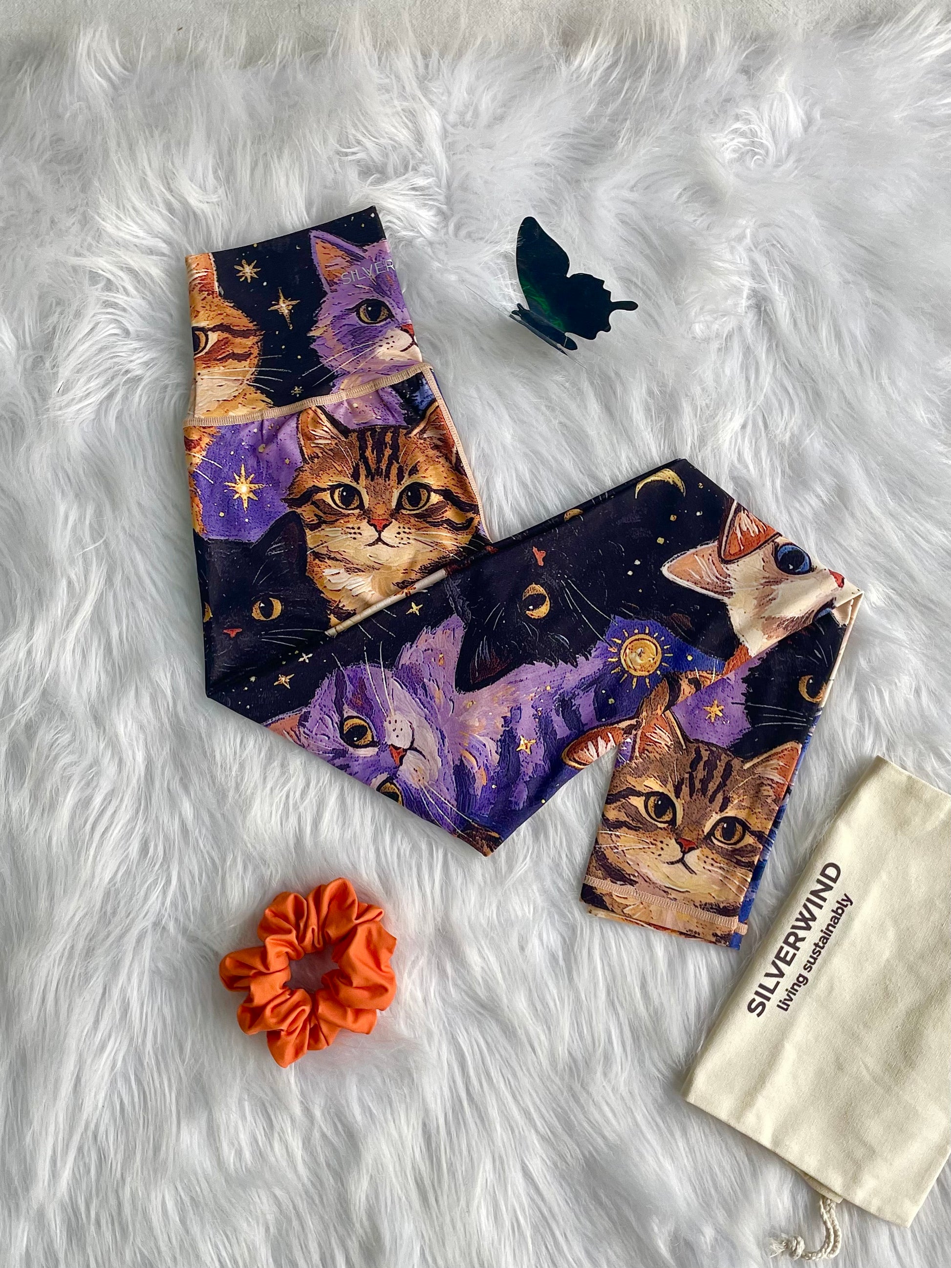 Oil Paint Cats Limited Workout Set-MYSILVERWIND