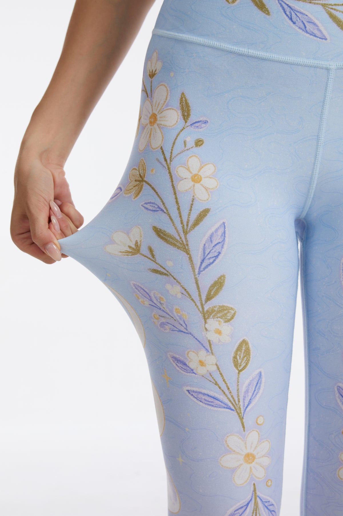 *Pre-Order* Blooming Lilac High-waisted Leggings-MYSILVERWIND