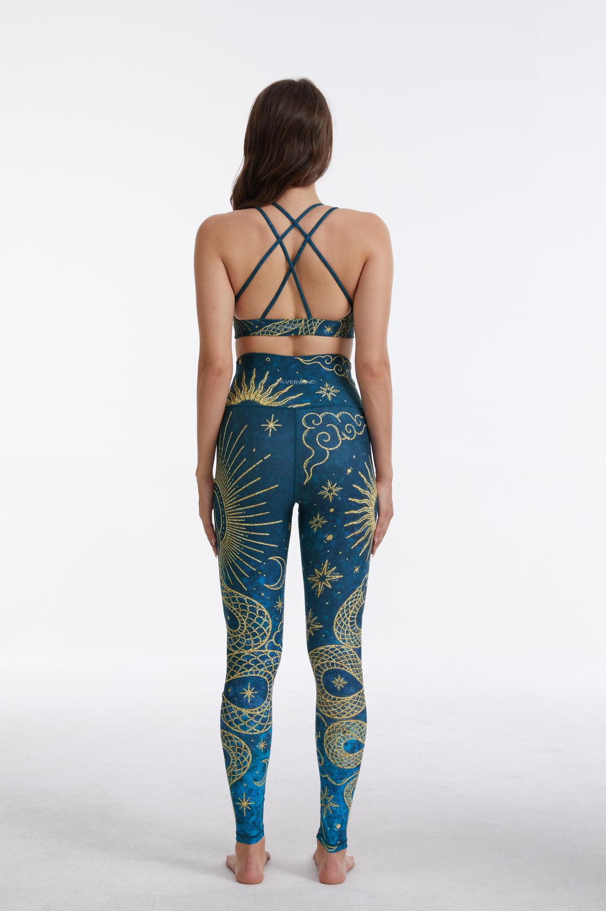 Spirit Snake Strappy Sports Bra-MYSILVERWIND