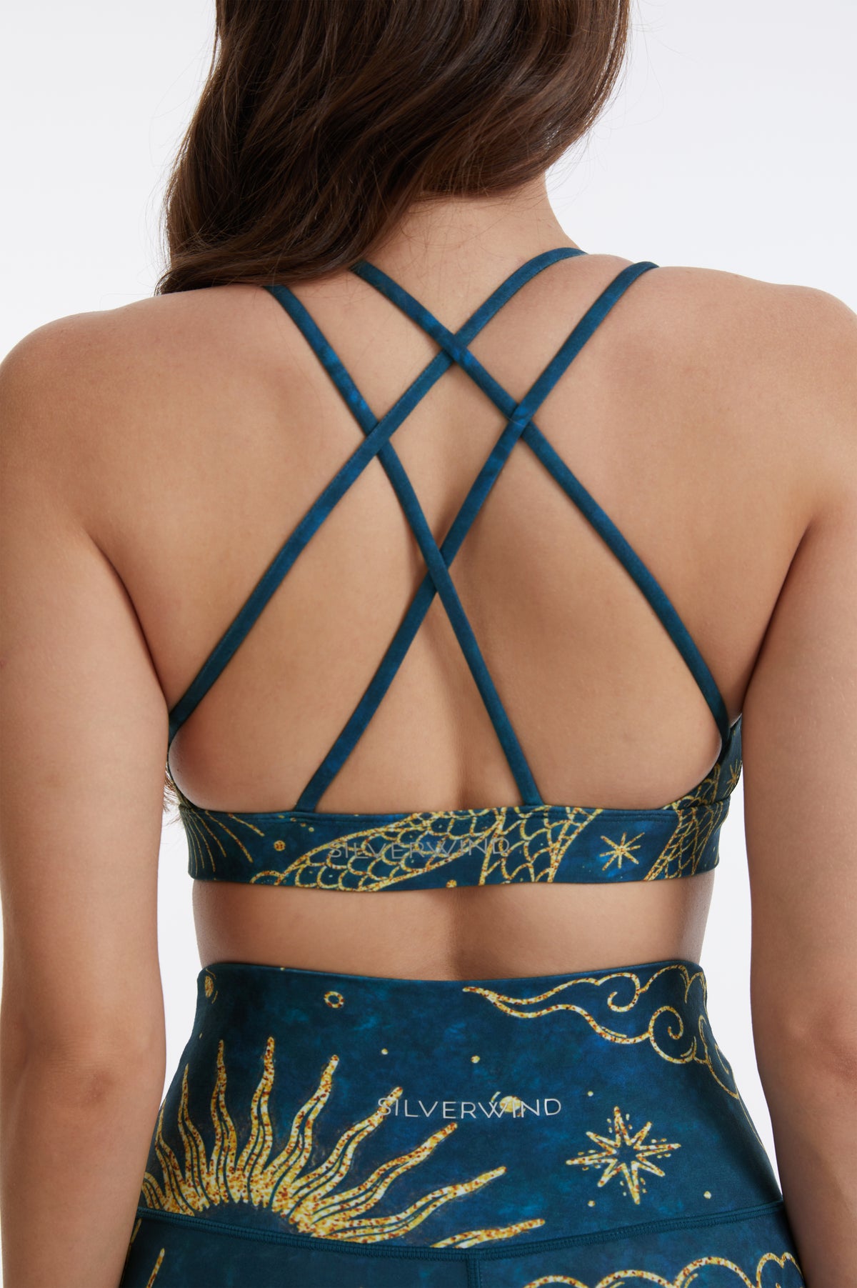 Spirit Snake Strappy Sports Bra-MYSILVERWIND