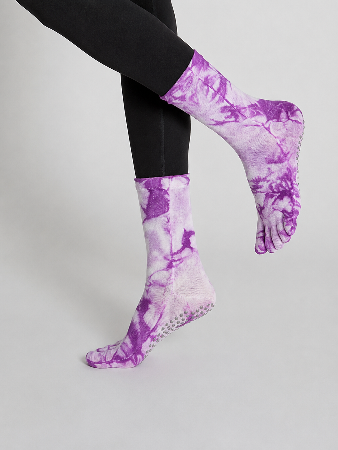 TieFlex Gradient Tie-Dye Non-Slip Five-Toe Yoga Socks
