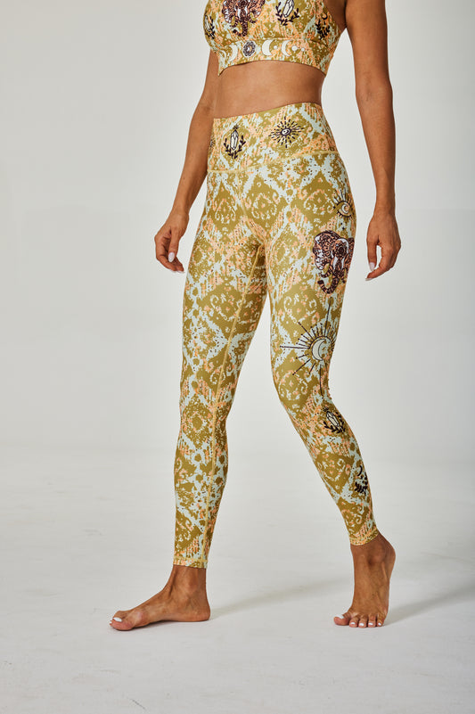 Girls Yoga Pants in leviathan's Roots Design -  Canada