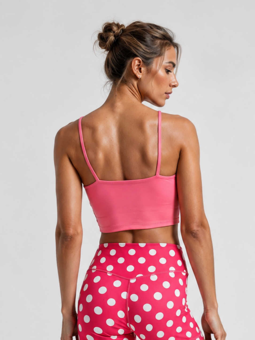 Thin Strap Removable Pad Sports Bra SILVERWIND