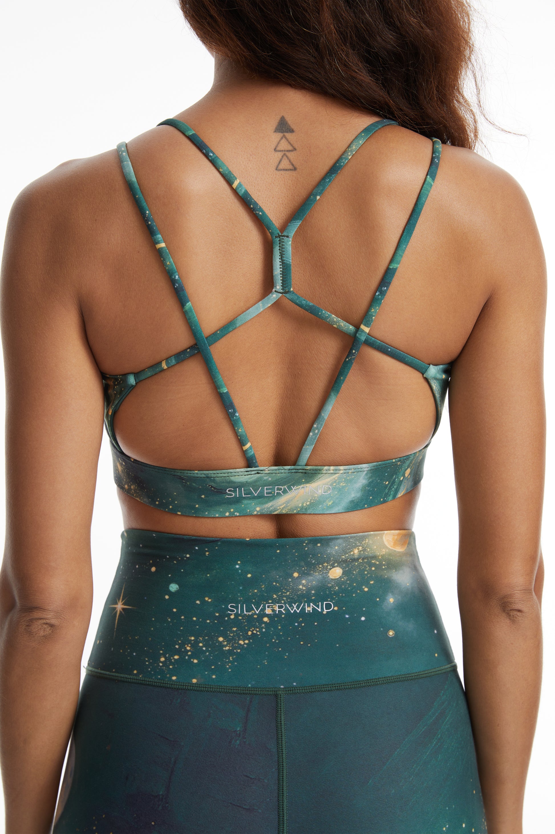 Lotus Stardust Backless Strappy Sports Bra