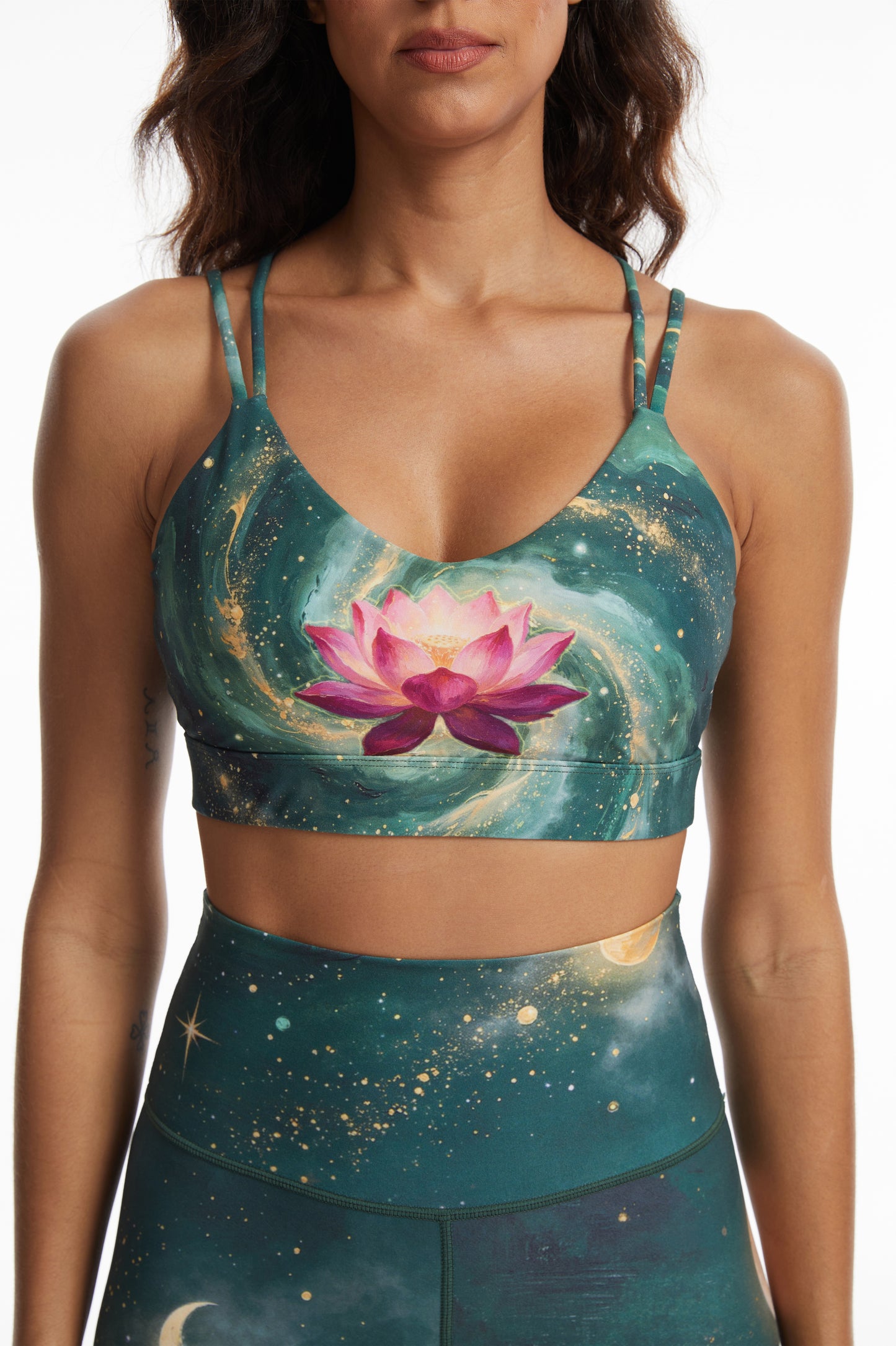 Lotus Stardust Backless Strappy Sports Bra