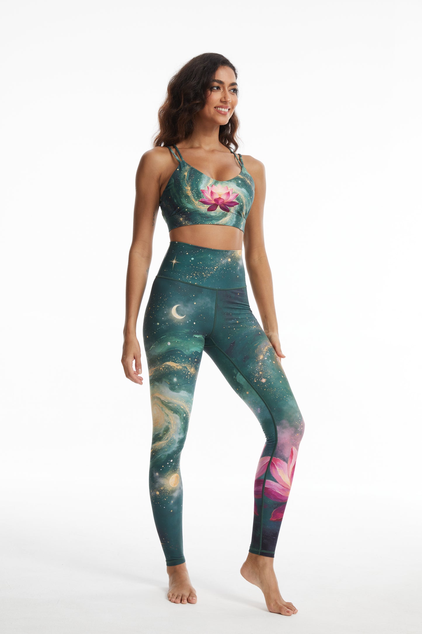 Lotus Stardust Backless Strappy Sports Bra