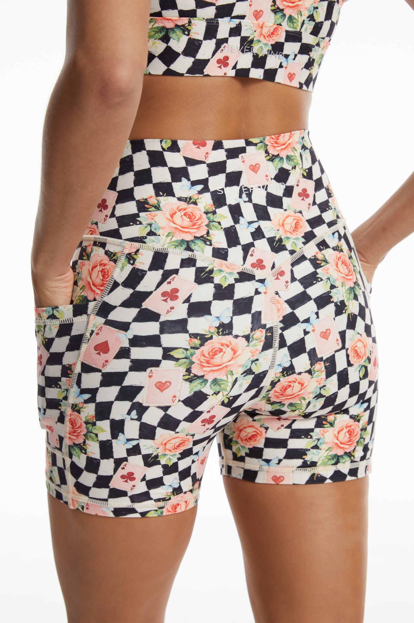 Alice Garden High-waisted Shorts SILVERWIND