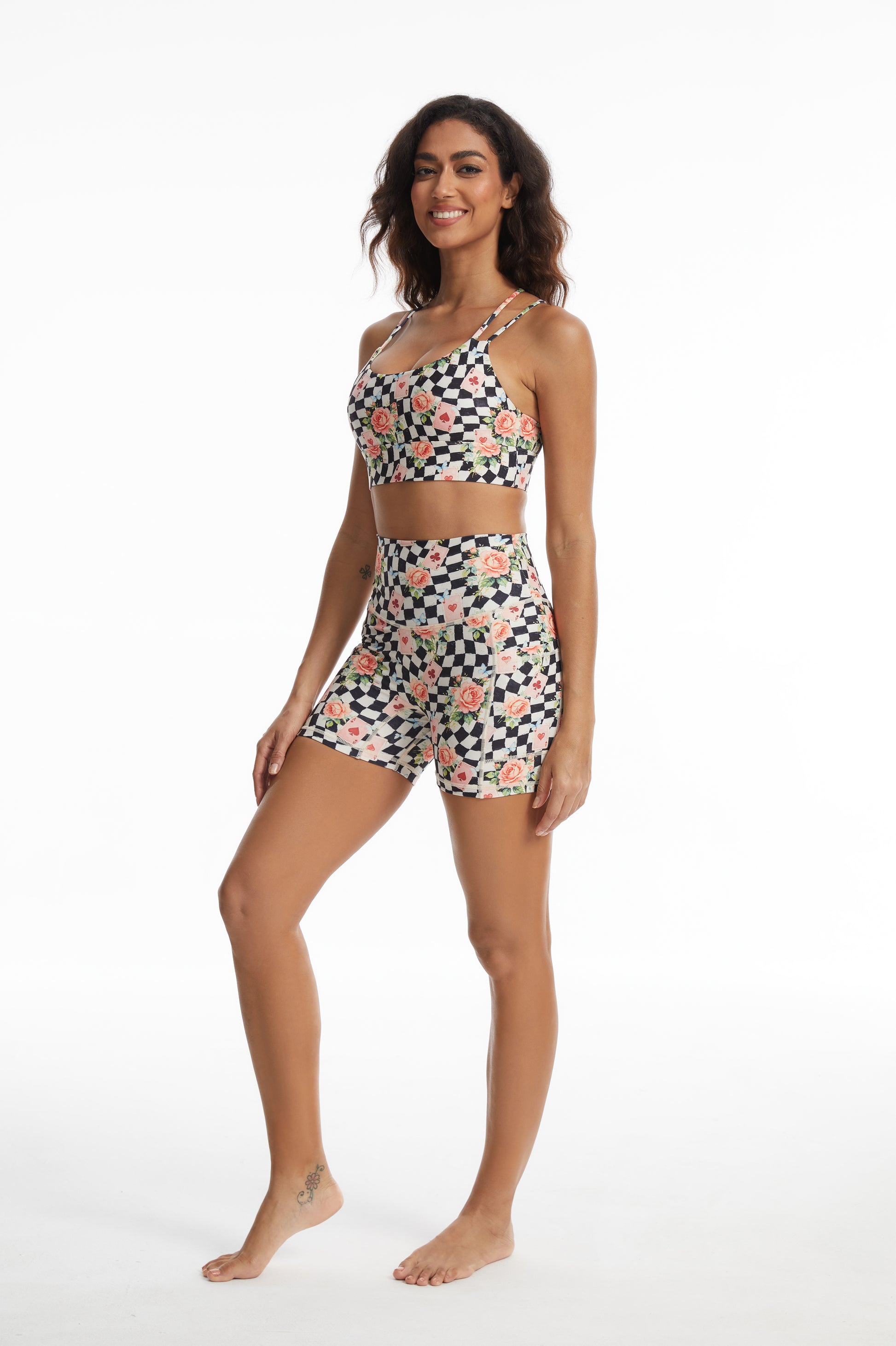 Alice Garden High-waisted Shorts SILVERWIND