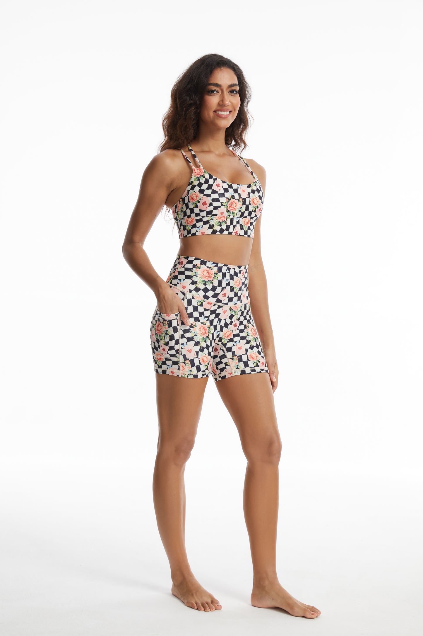 Alice Garden Strappy Sports Bra SILVERWIND