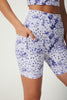 Arete High-waisted Leopard Print Shorts - SILVERWIND
