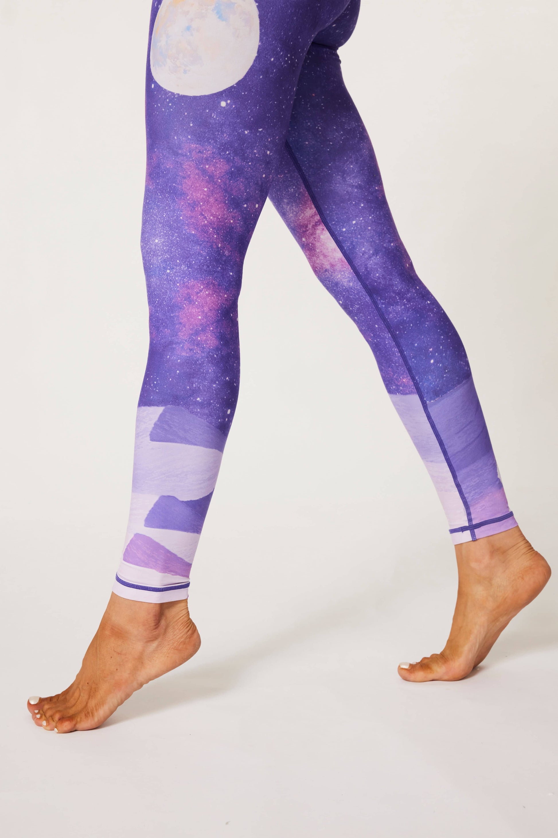 Infinity High-waisted Leggings - Purple