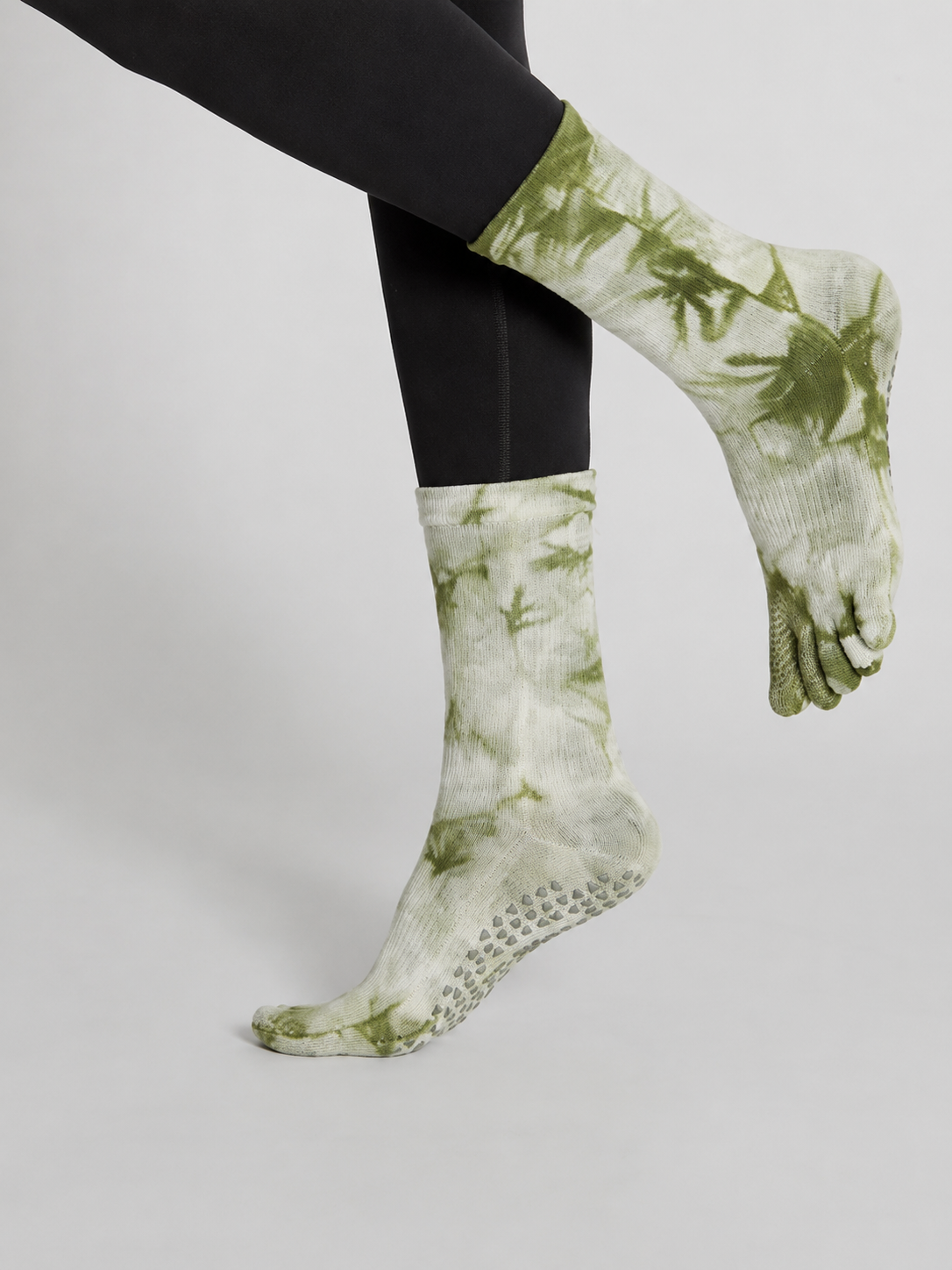 TieFlex Gradient Tie-Dye Non-Slip Five-Toe Yoga Socks