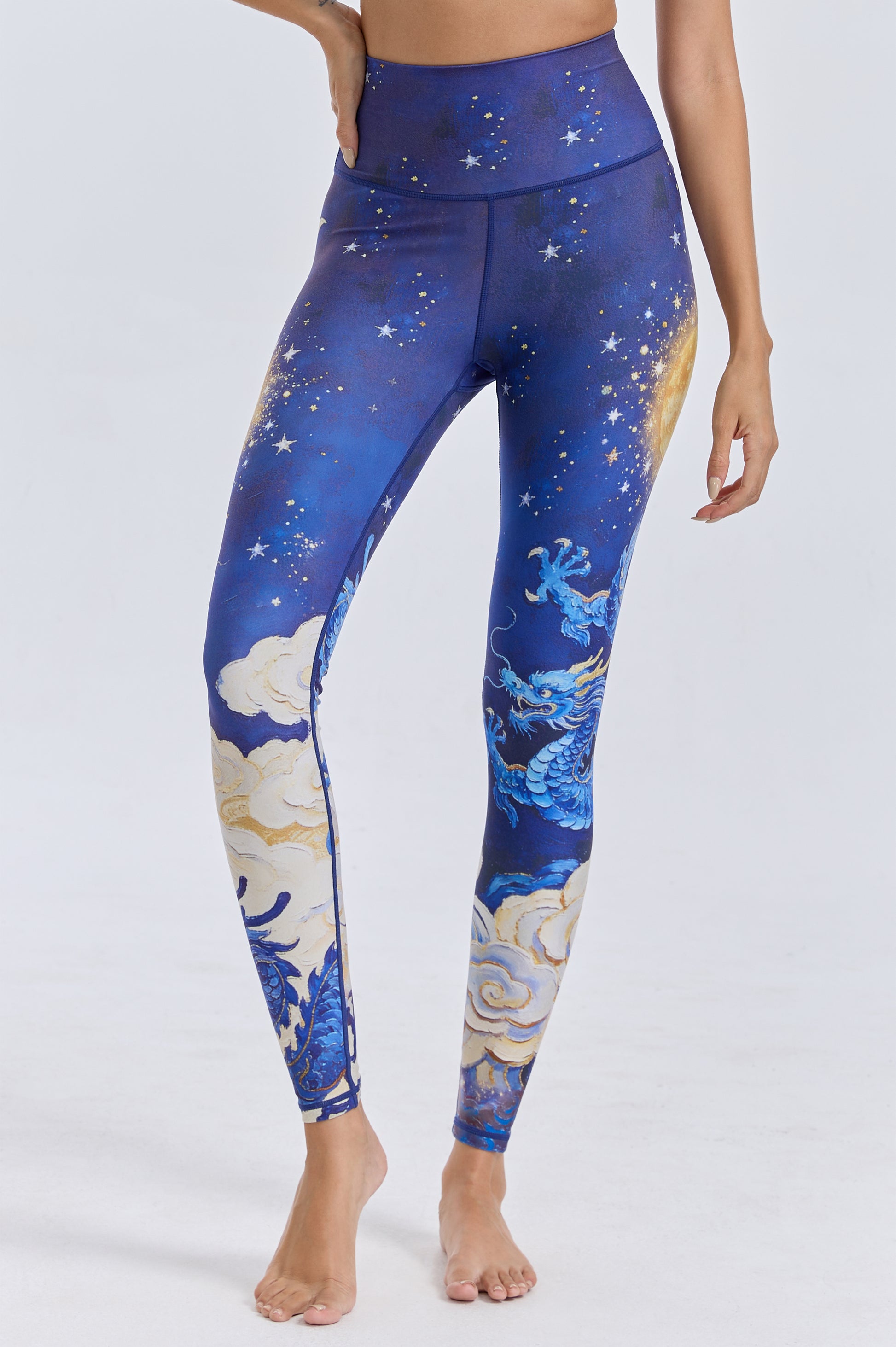 Dragon Tide High-waisted Leggings